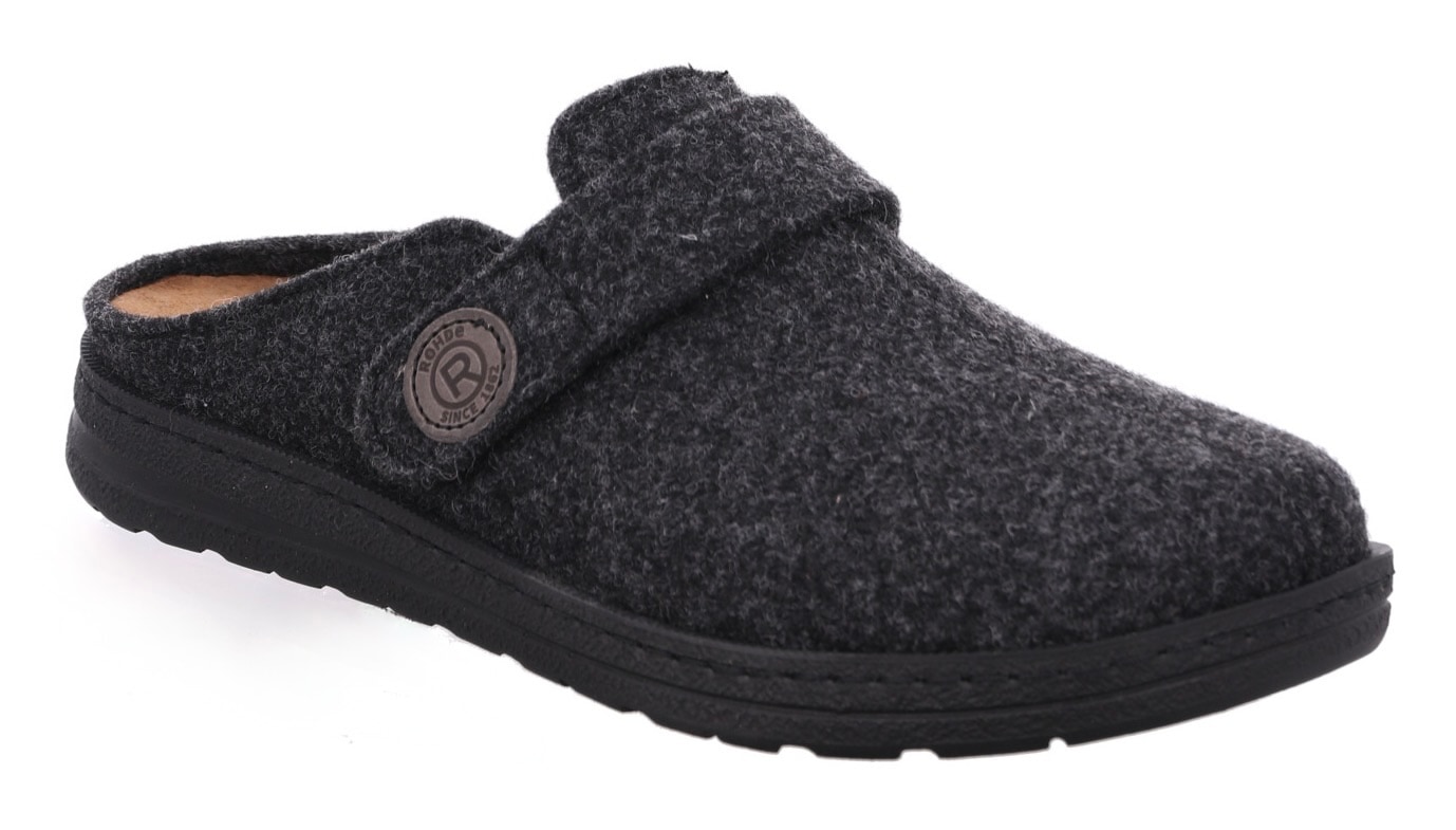 Rohde Pantoffel "ASIAGO" Hausschuh, Pantoffel, Wohlfühlschuh mit Klettversc günstig online kaufen