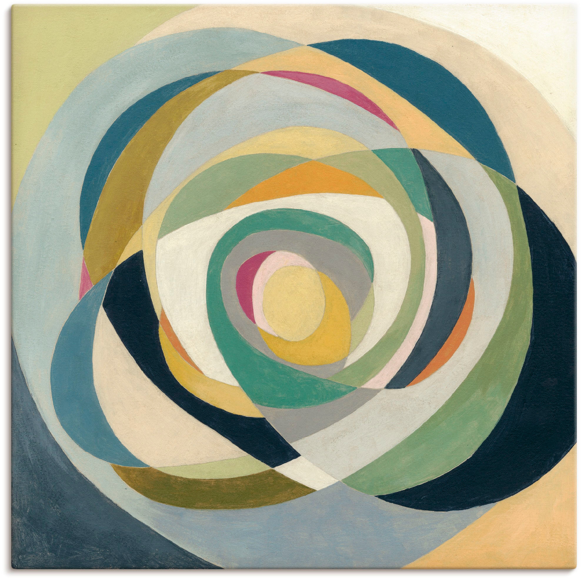 Artland Leinwandbild "Durch das Glas II" Muster 1 Stk. tlg. auf Keilrahmen günstig online kaufen