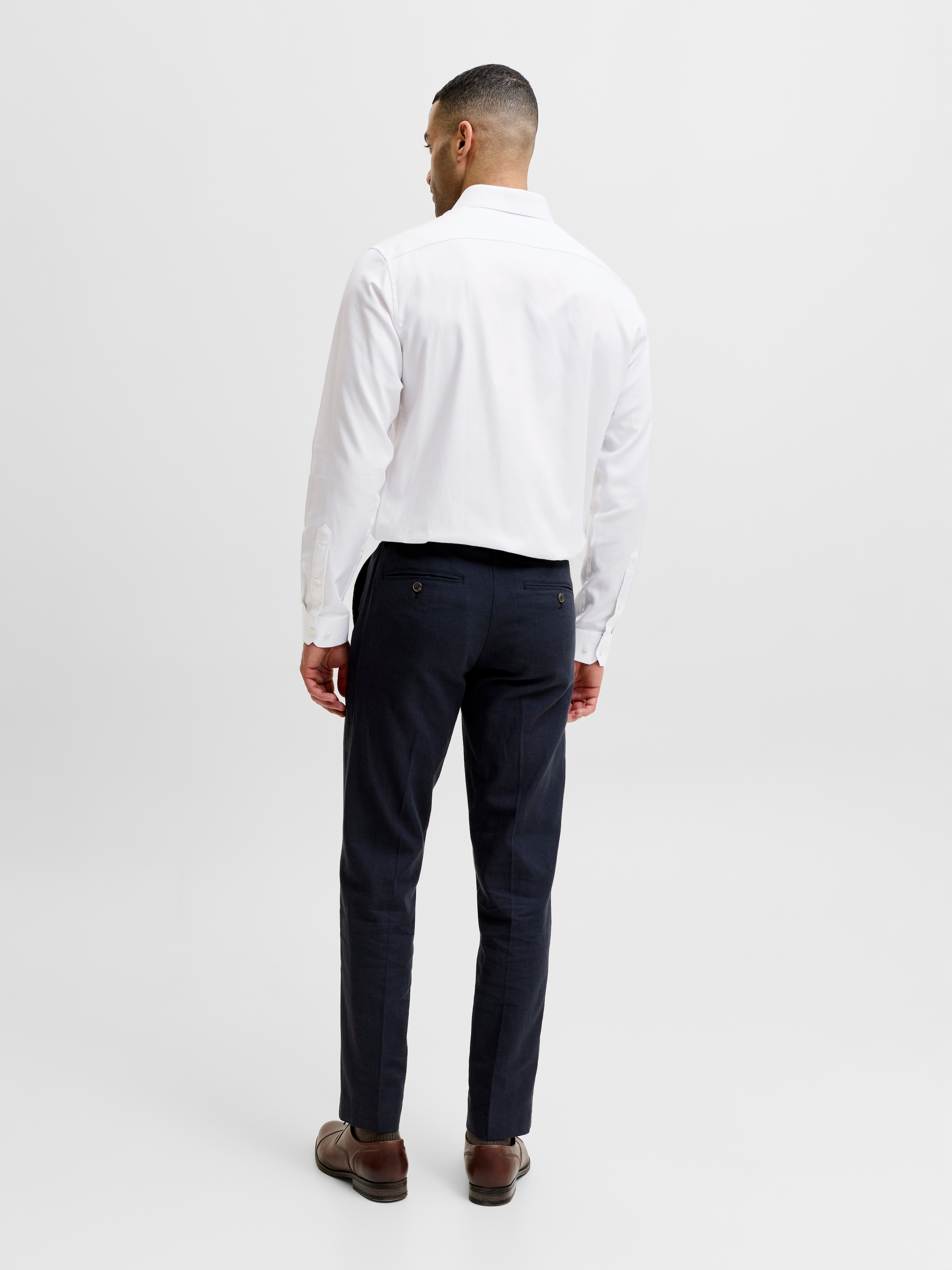 Jack & Jones Langarmhemd »JPRBLAPARKER DETAIL L/S SHIRT SN« Baumwolle, slim fit