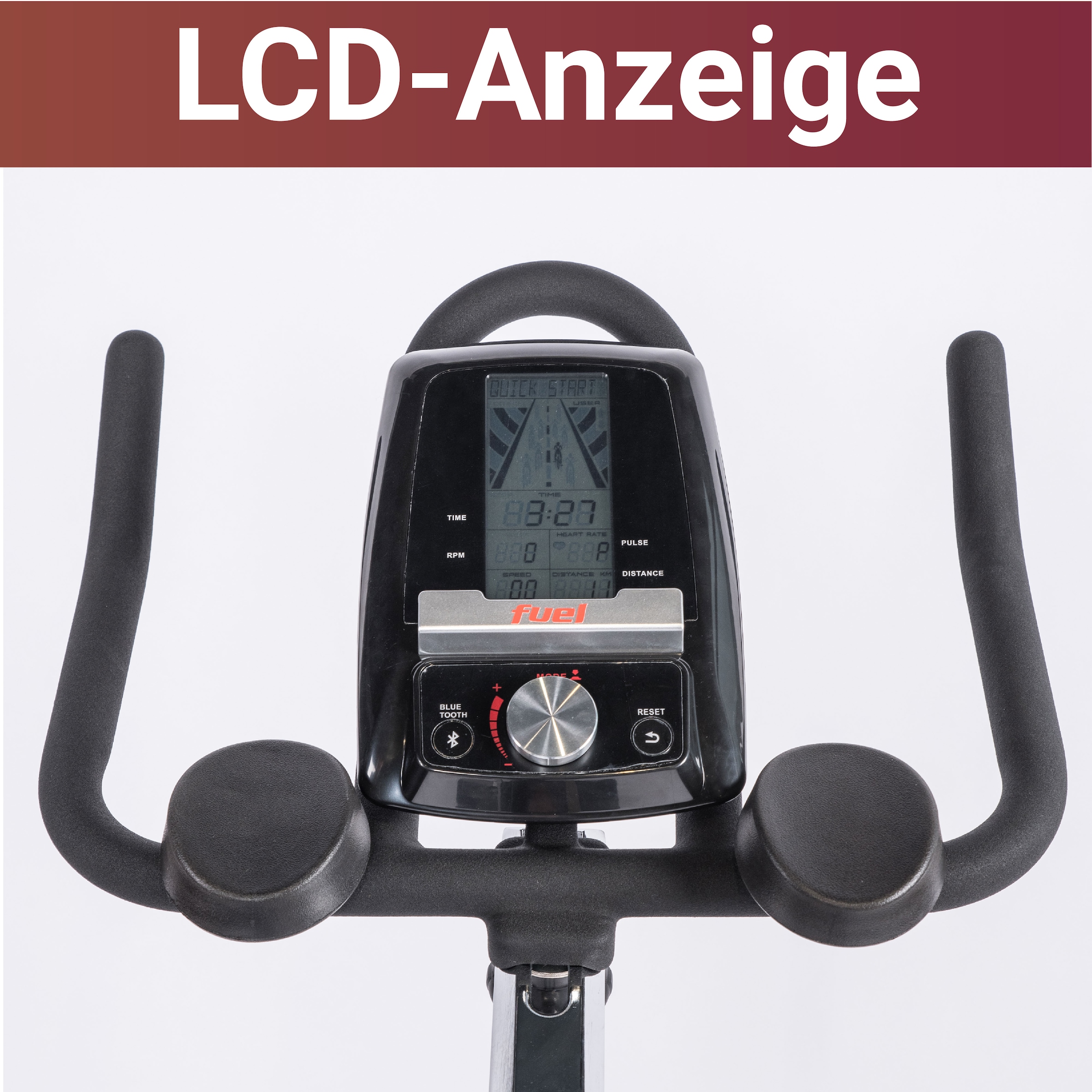 Fuel Fitness Heimtrainer »Indoor Cycle IF300«, Bluetooth, App-Anbindung (Spirit App), höhenverstellbar