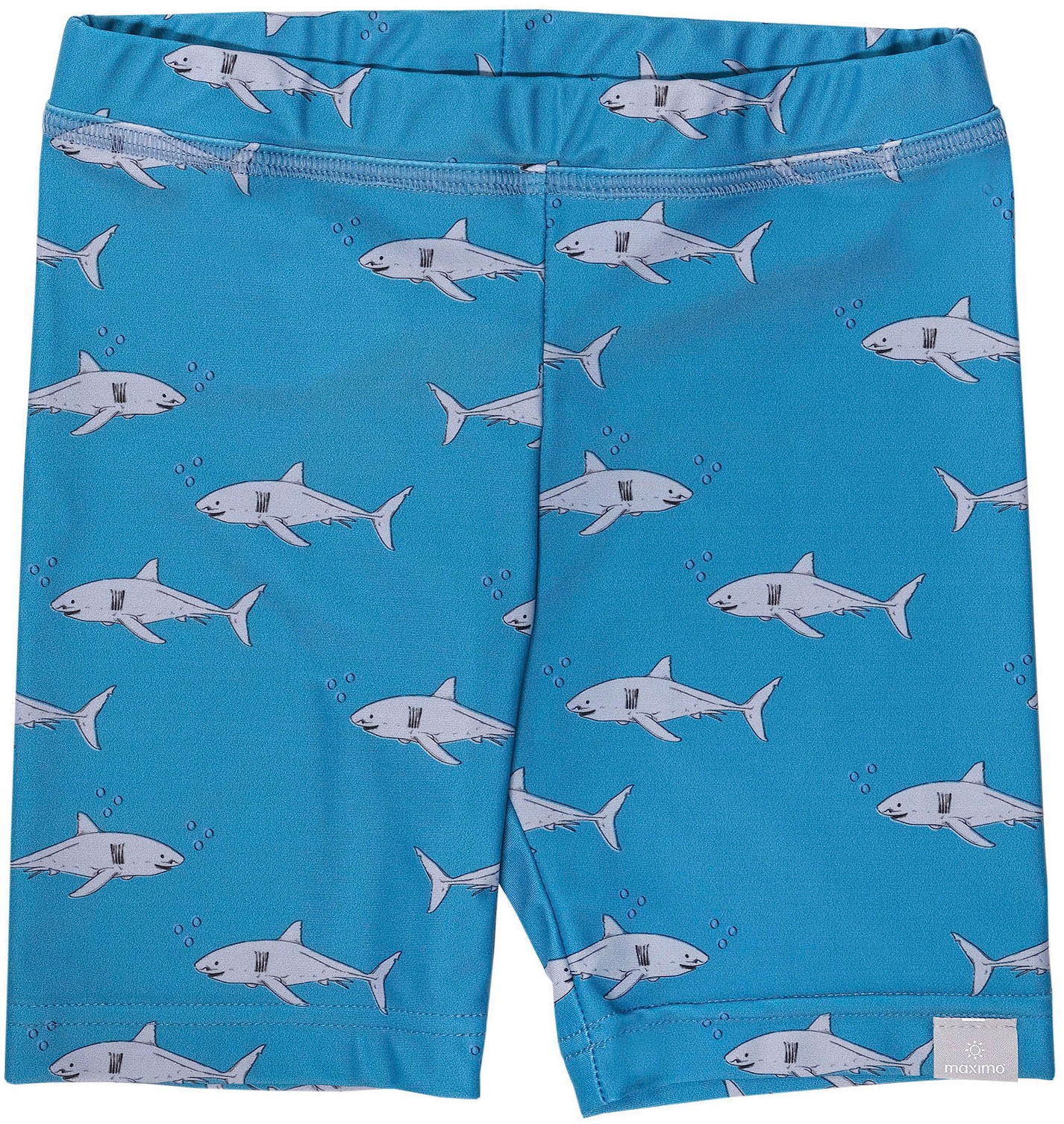 MAXIMO Baby Badepants, blau, Gr. 86, gemustert, Elasthan, Polyamid, Badehosen, UV-Schutzfaktor 50+ schützt empfindliche Haut vor Sonnenstrahlen.