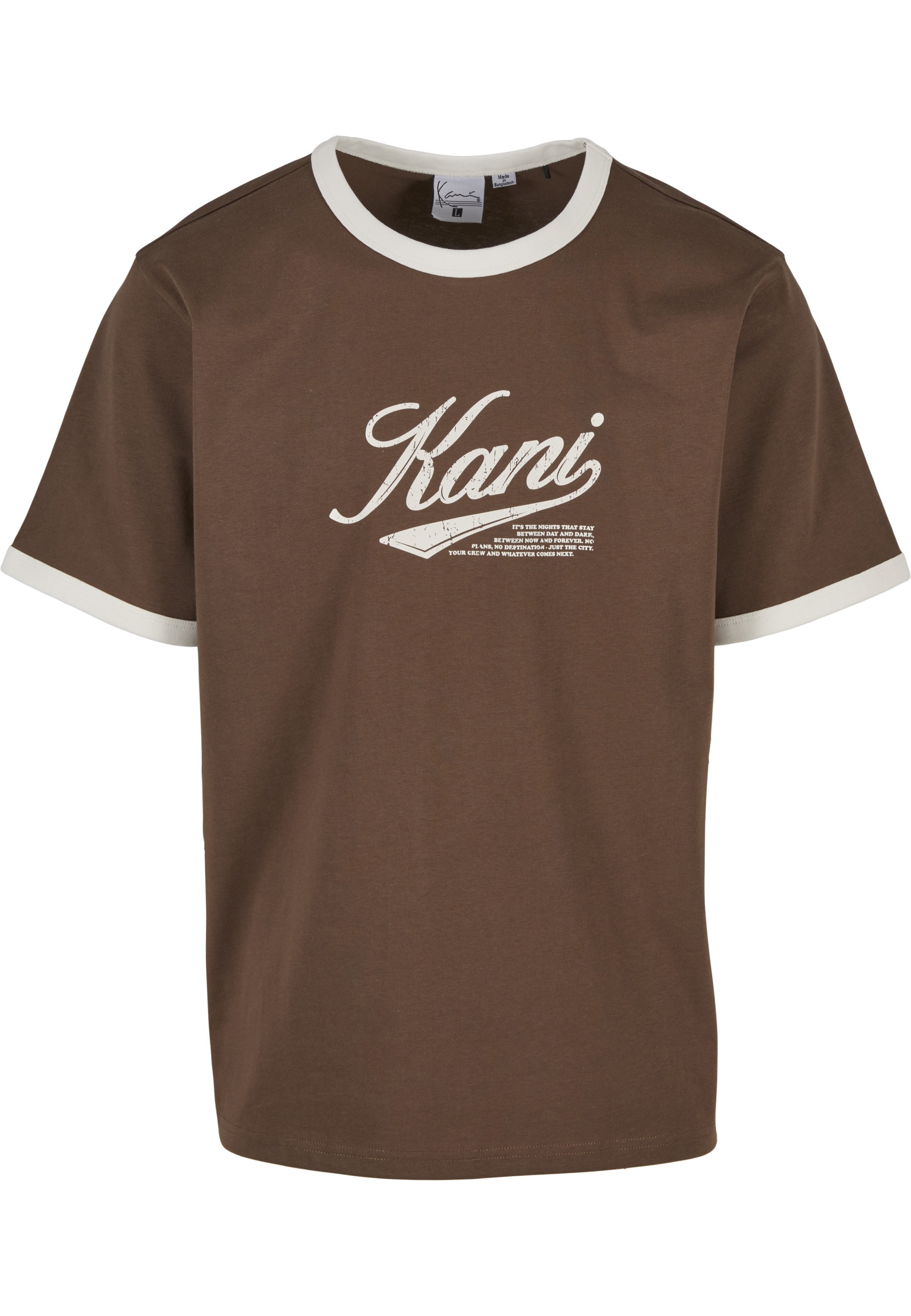 Karl Kani T-Shirt "Karl Kani Cursive Varsity Regular Ringer T-Shirt" 1