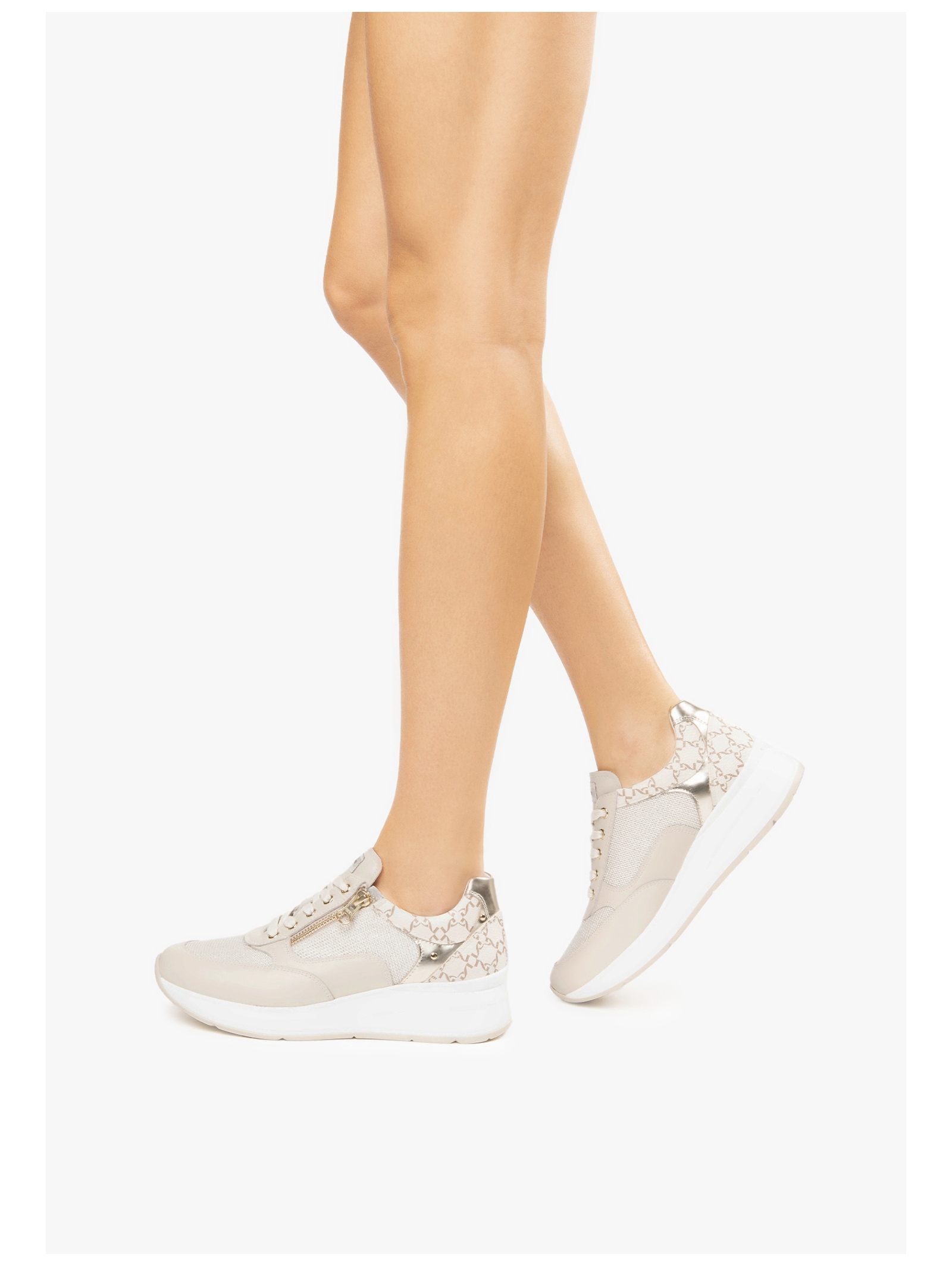 Nero Giardini Plateausneaker »Nero Giardini Sneaker Lederimitat/Textil«
