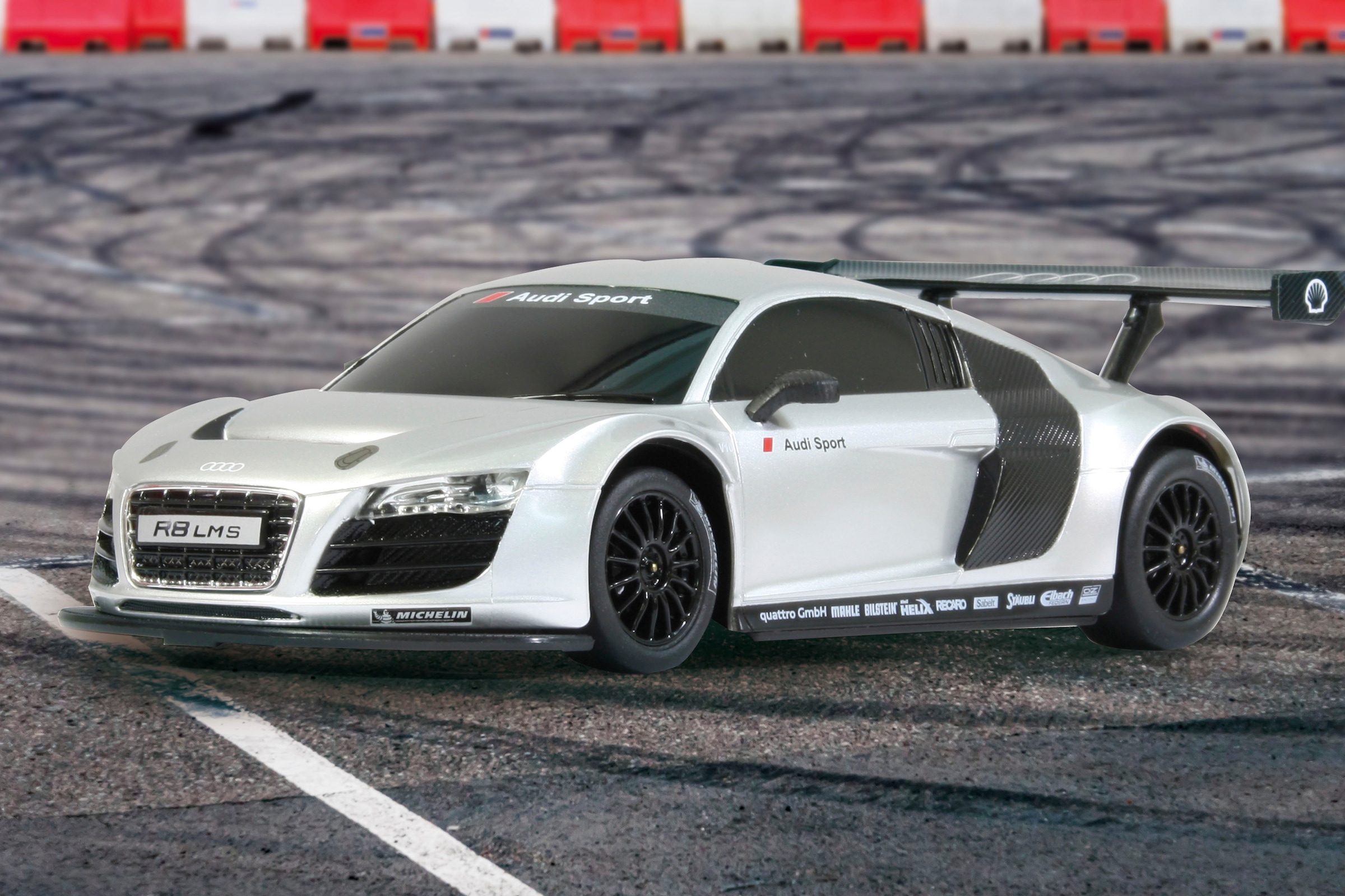 Jamara RC-Auto »Deluxe Cars, Audi R8 LMS, 1:24, silber, 2,4Ghz«