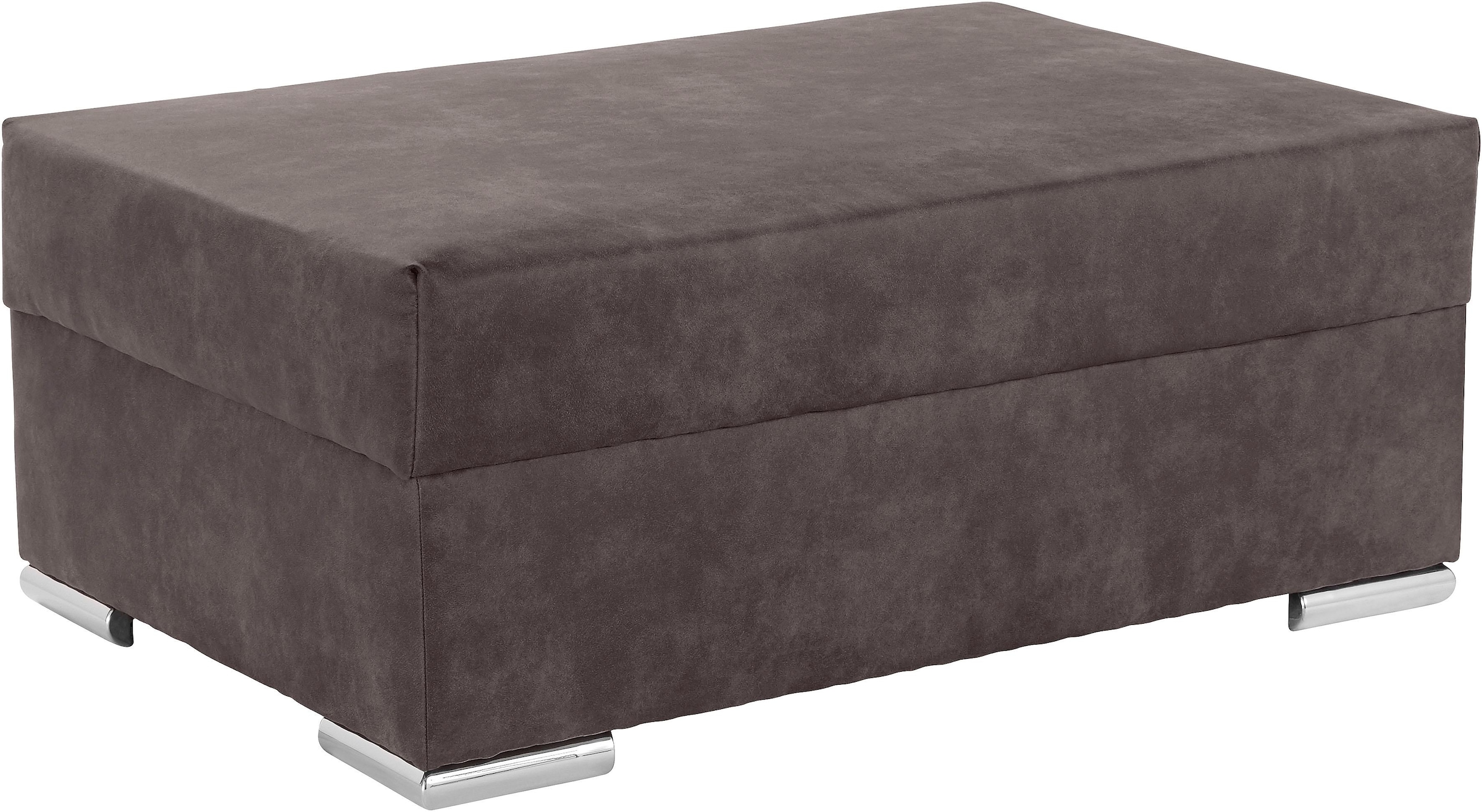 Hocker COLLECTION AB, B:100cm H:40cm T:70cm, grau, Luxus-Microfaser 2 (100% Polyester);Microfaser PRIMABELLE (100% Polyester);Luxus-Microfaser 1