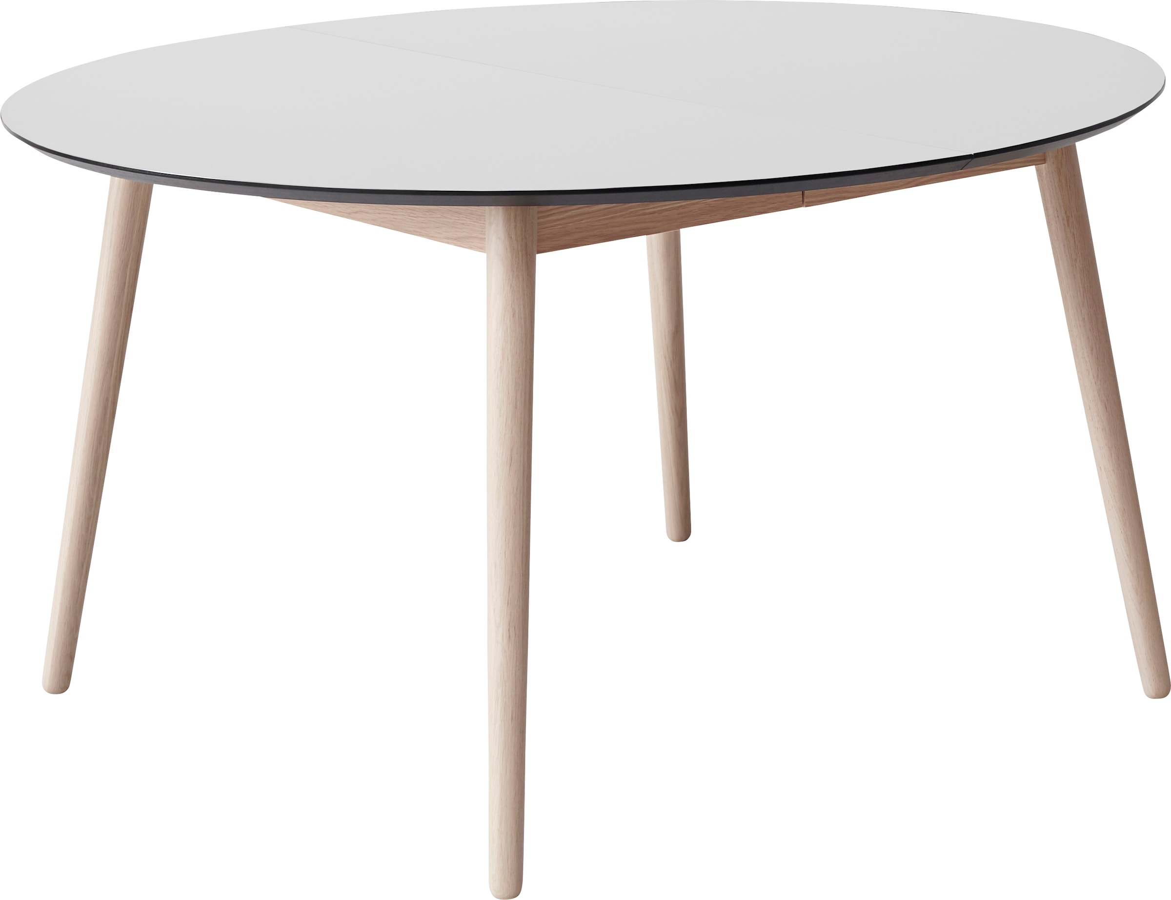 Hammel Massivholzgestell runde cm, Hammel«, Ø135(231) bestellen MDF/Laminat, Tischplatte by Furniture BAUR »Meza | Esstisch aus