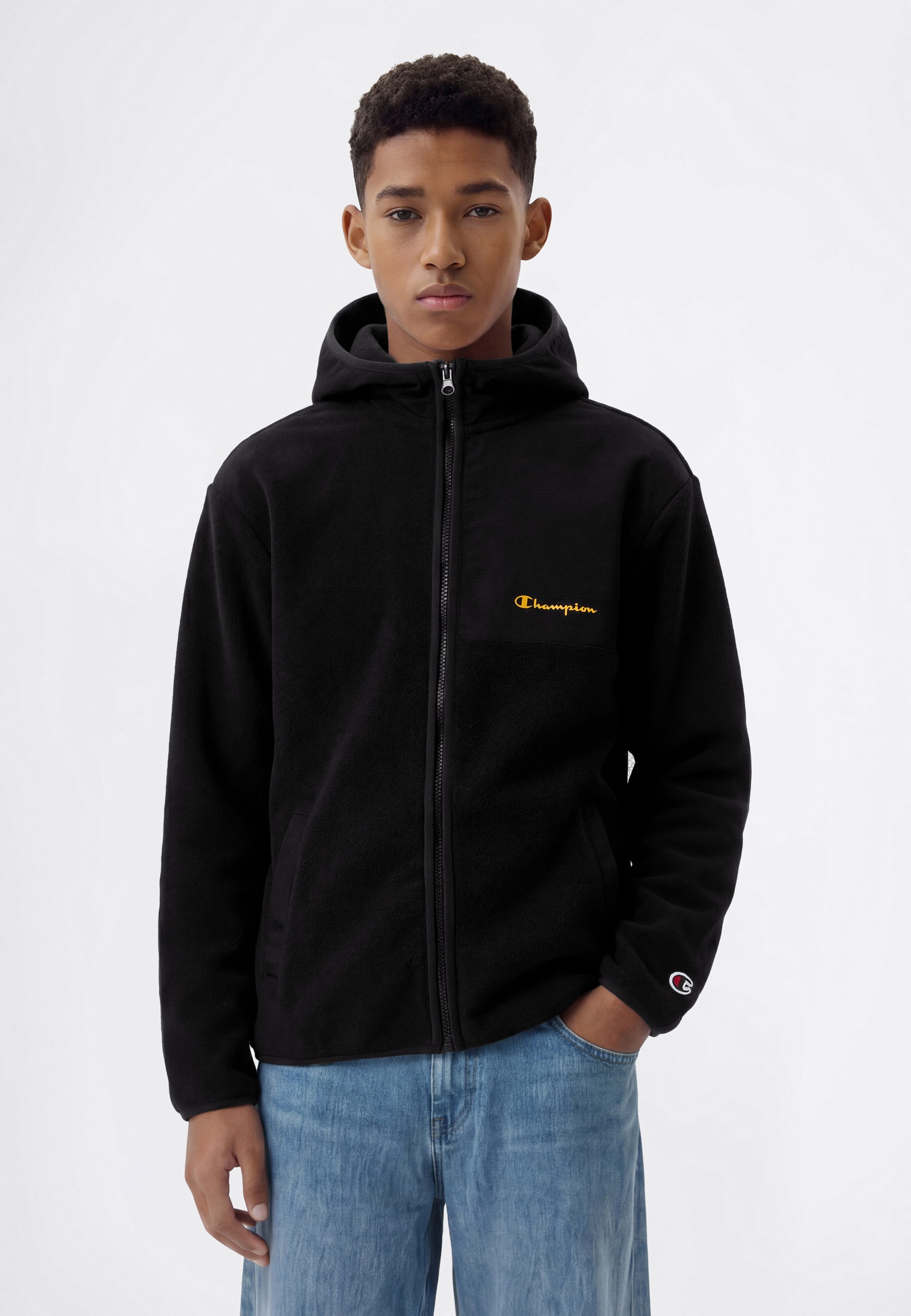 Champion Fleecejacke "SPORTWEAR HOODIE Loose Fit Polar" mit weichem Obermaterial, in den Größen S bis XXL erhältlich