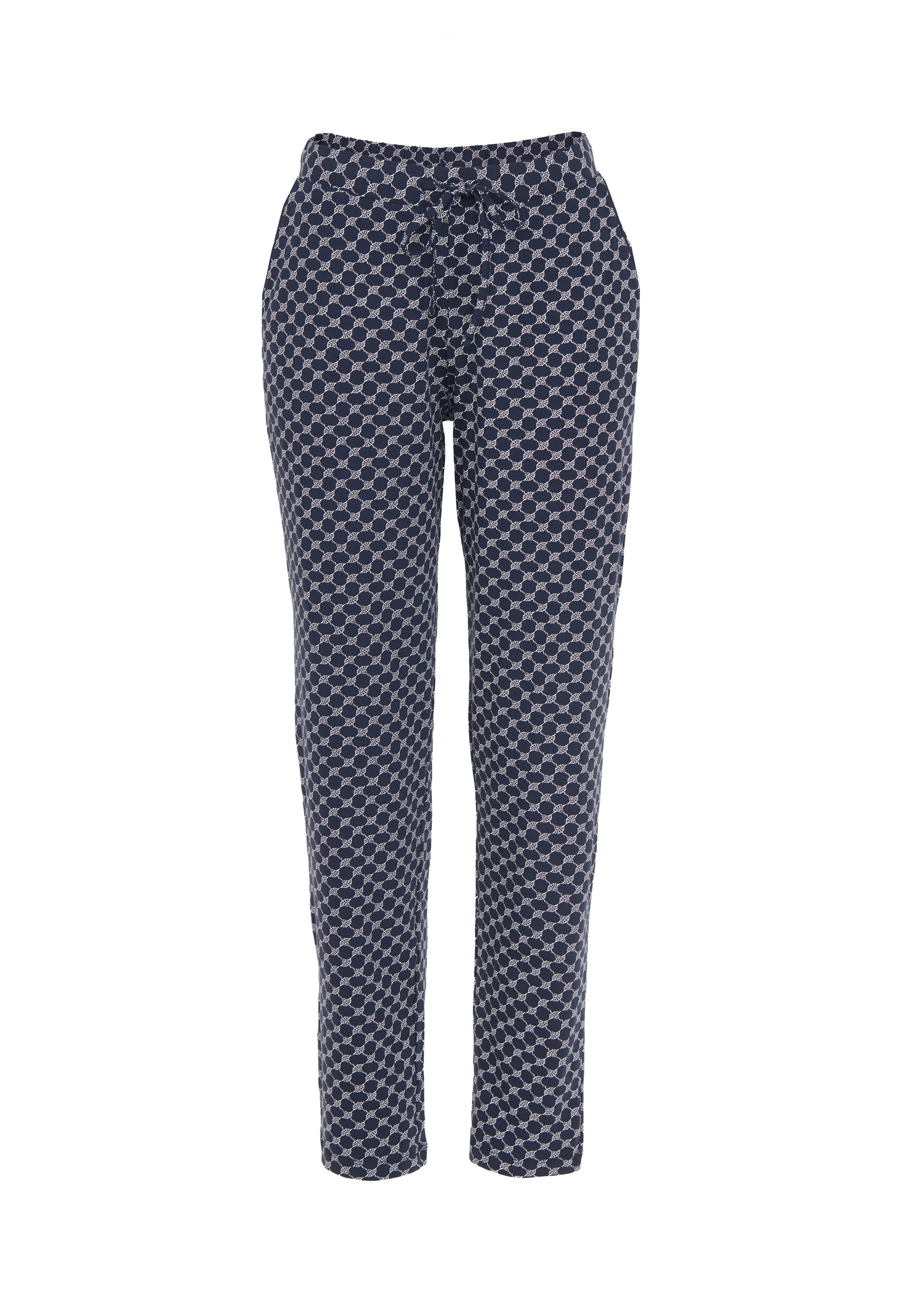 JOOP Pyjamahose "Cosy" mit Tunnelzug und Bindeband, Cornflower-Allover günstig online kaufen