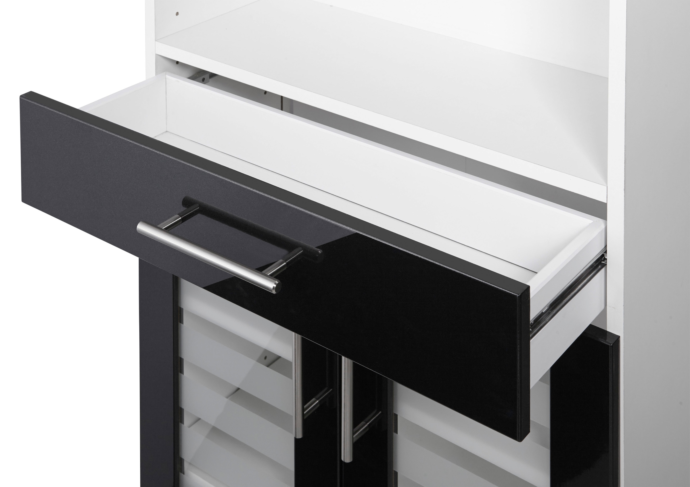 welltime Seitenschrank »Jaca«, Breite 60 cm, mit MDF Hochglanz-Fronten