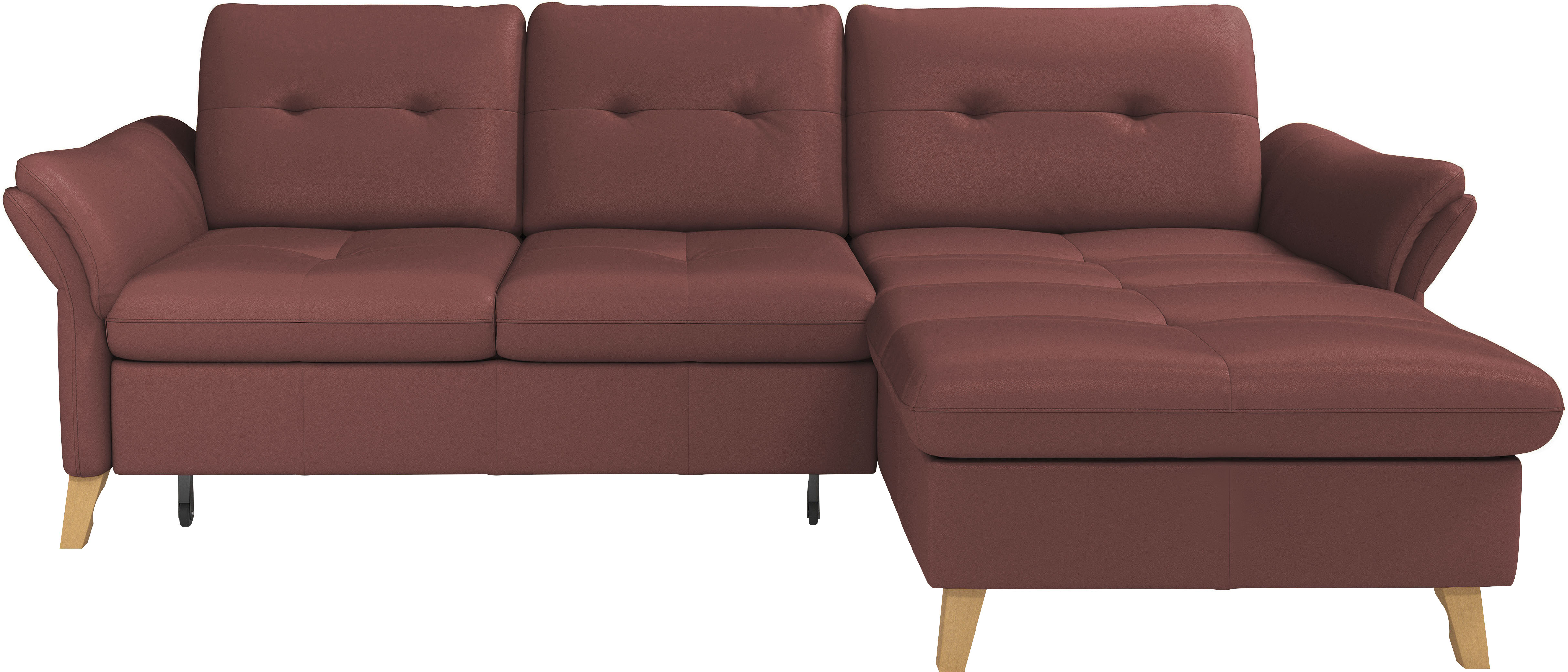 sit&more Ecksofa "Göteborg" Sitztiefenverstellung und Federkern, wahlweise mit Bettfunktion