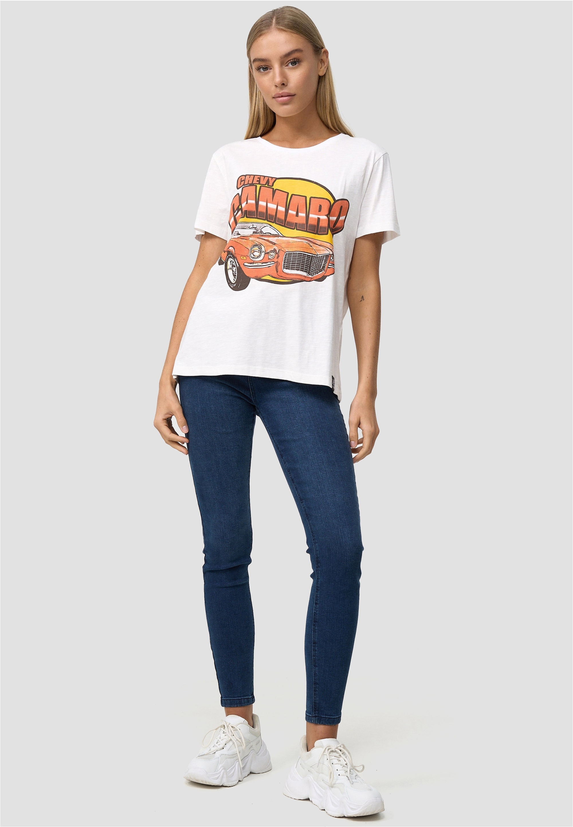 Recovered T-Shirt »Chevy Camaro« im zeitlosen Design