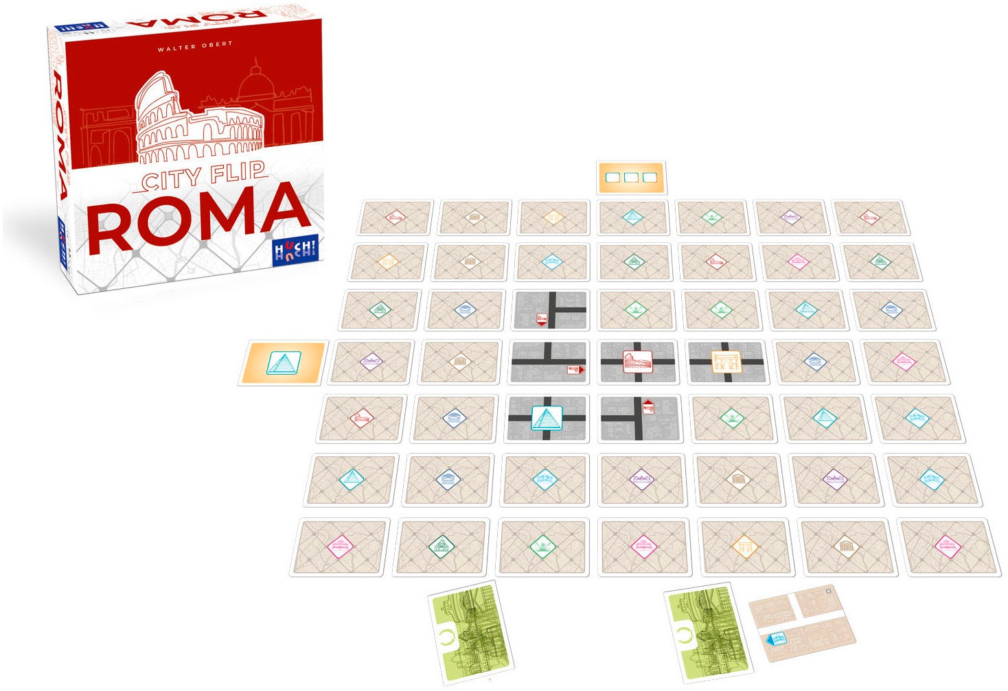 HUCH! Spiel »City Flip: Roma« Made in Europe