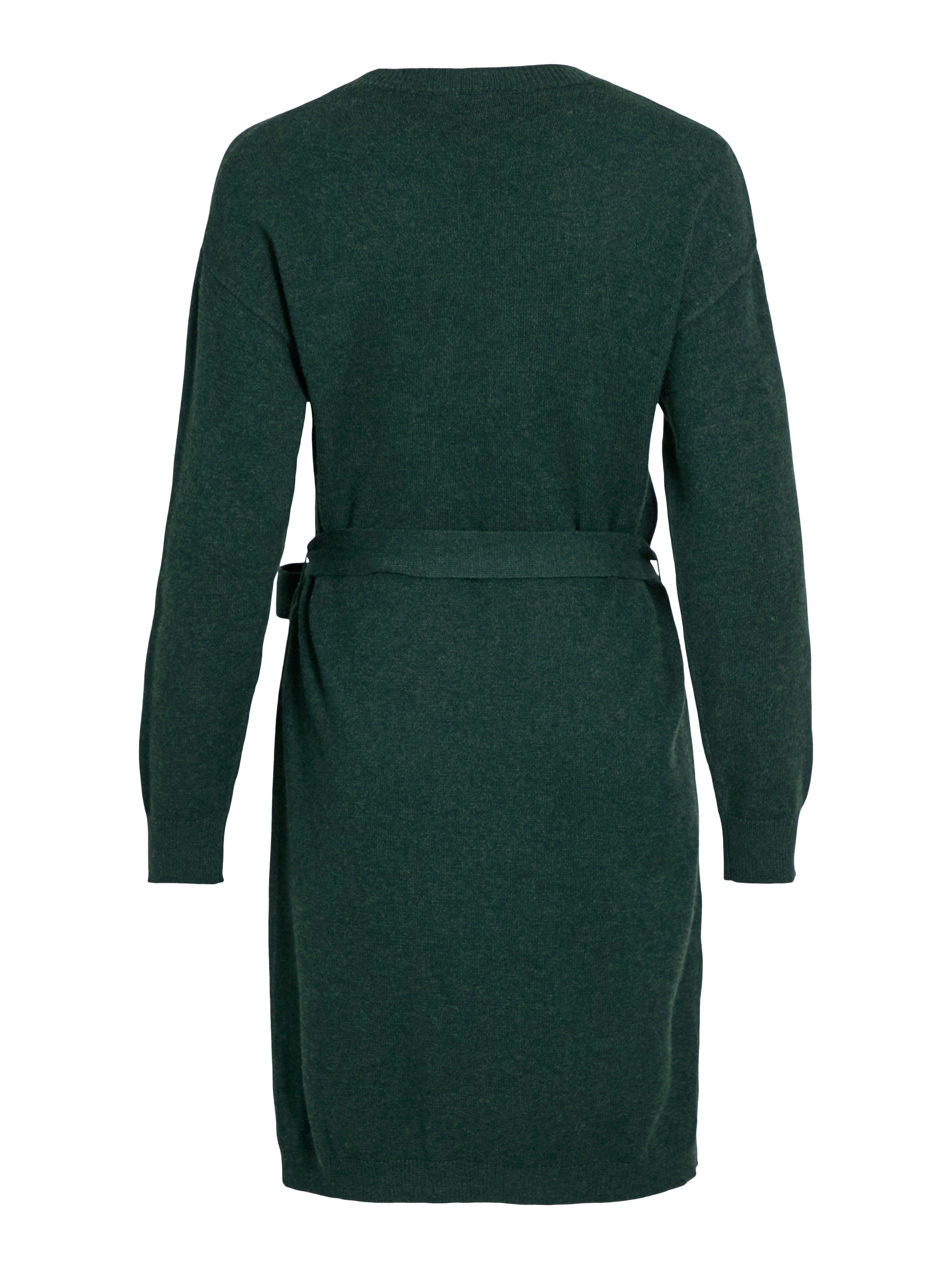 Vila Strickkleid »VIRIL O-NECK L/S BELT KNIT DRESS - NOOS«
