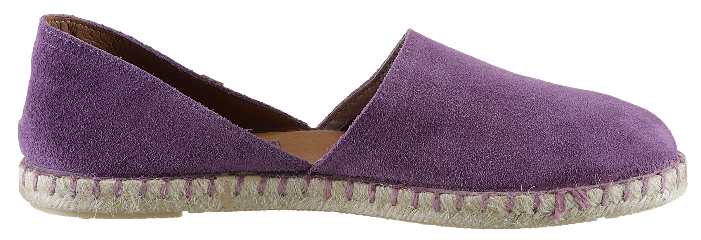 VERBENAS Espadrille »CARMEN SERRAJE«, Schlupfschuh, Sommerschuh, Loafer mit typischem Jute-Rahmen