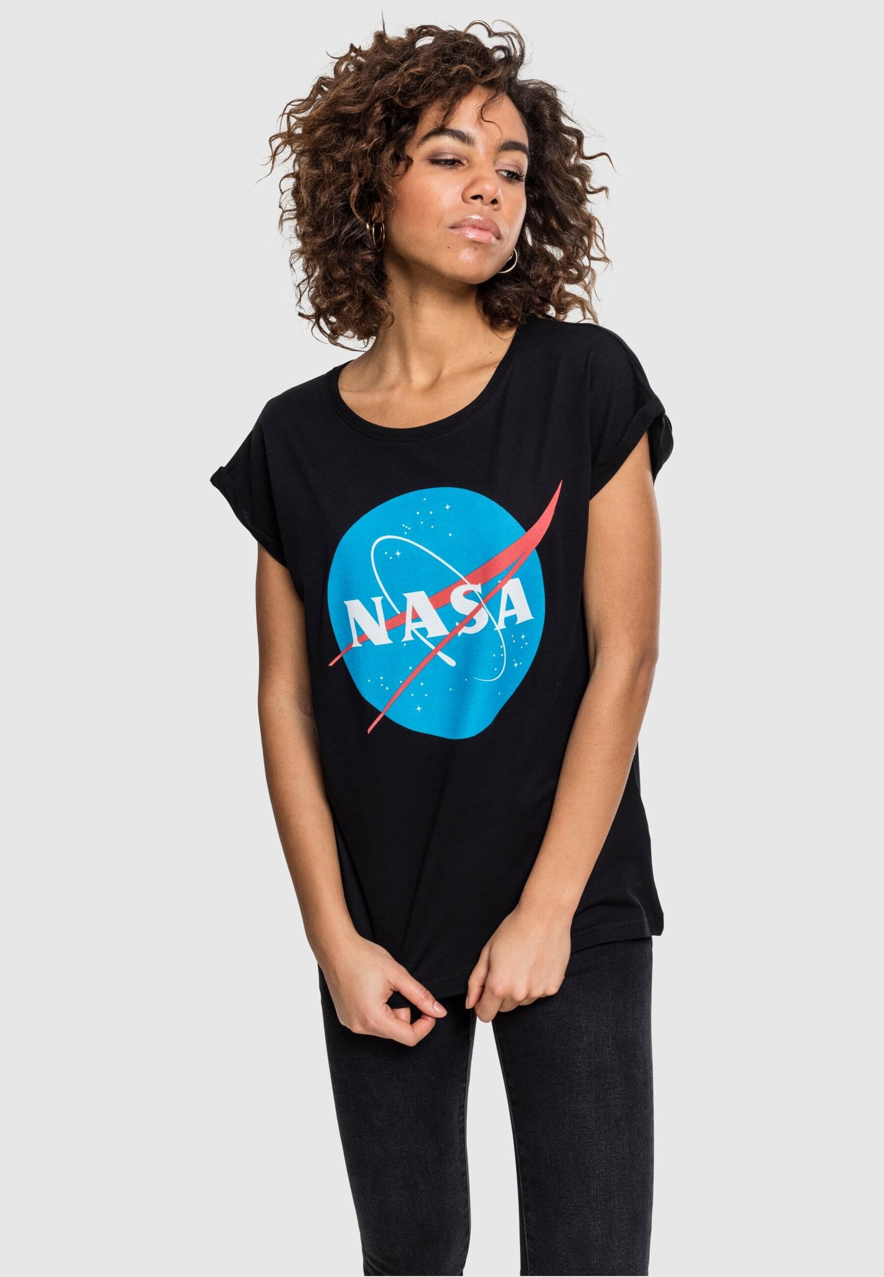 MisterTee T-Shirt »MisterTee Damen Ladies NASA Insignia Tee«, (1 tlg.)