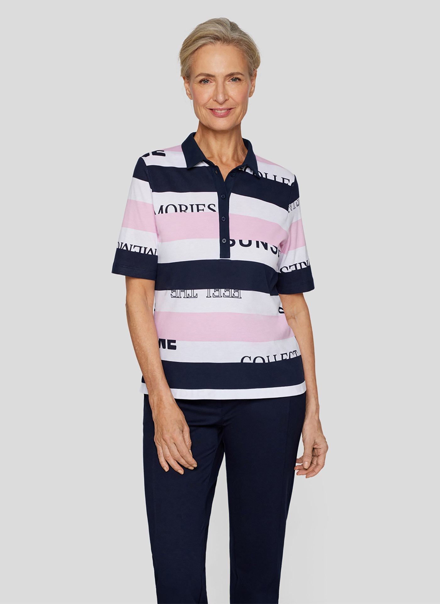 Rabe Poloshirt mit Colorblocking günstig online kaufen