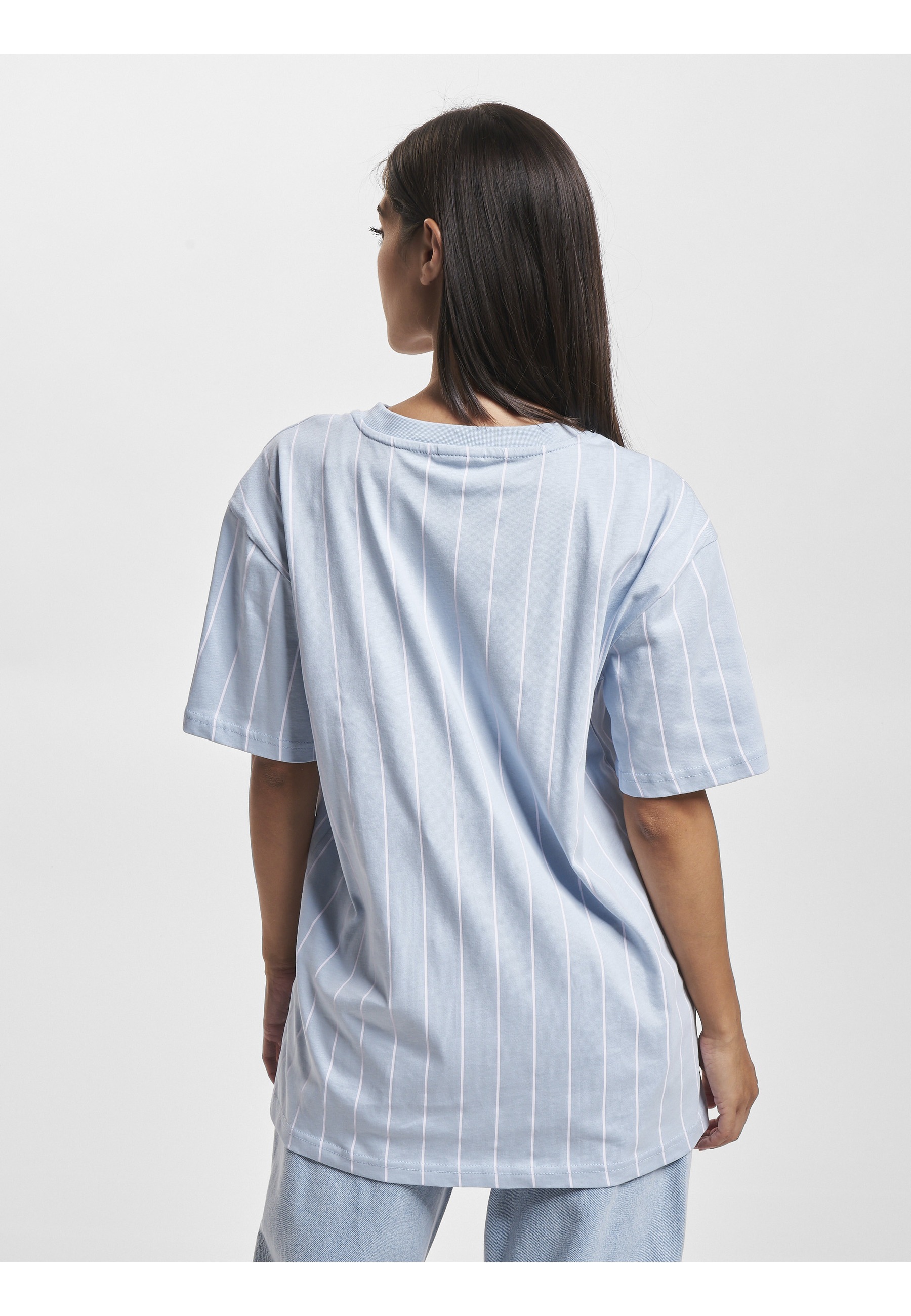 Karl Kani Kurzarmshirt »Karl Kani Damen KW233-017-2 KK Small Signature Pinstripe Os Tee« 1