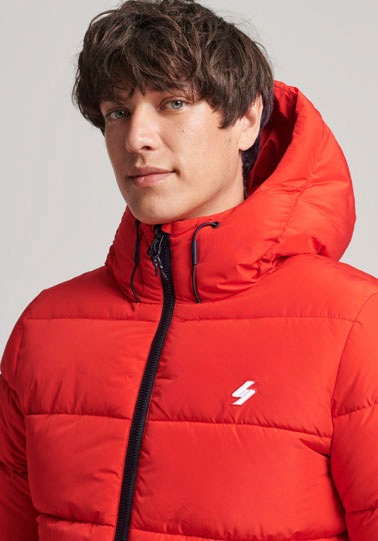 Superdry Steppjacke »HOODED SPORTS mit PUFFR Kapuze ▷ bestellen | BAUR JACKET«