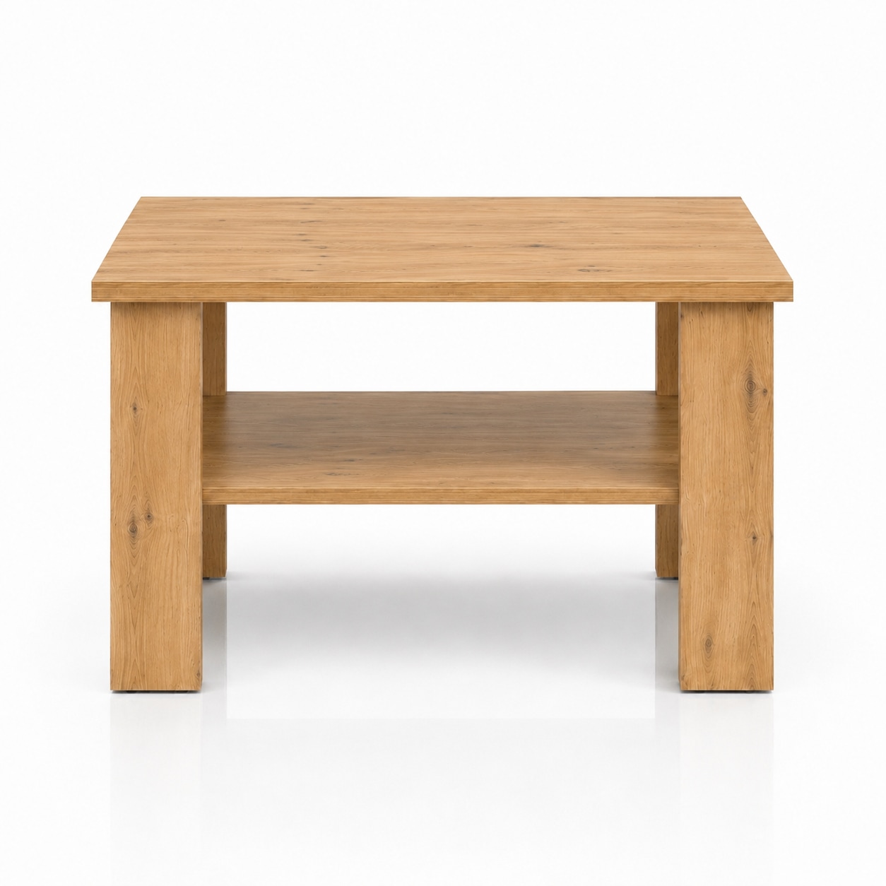 OTTO home Couchtisch "CT 2 Wohnzimmertisch, Sofatisch, Beistelltisch, Kaffeetisch" Mit Ablage, quadratisch/rechteckig, weiß Hochglanz oder Artisan-Dekor