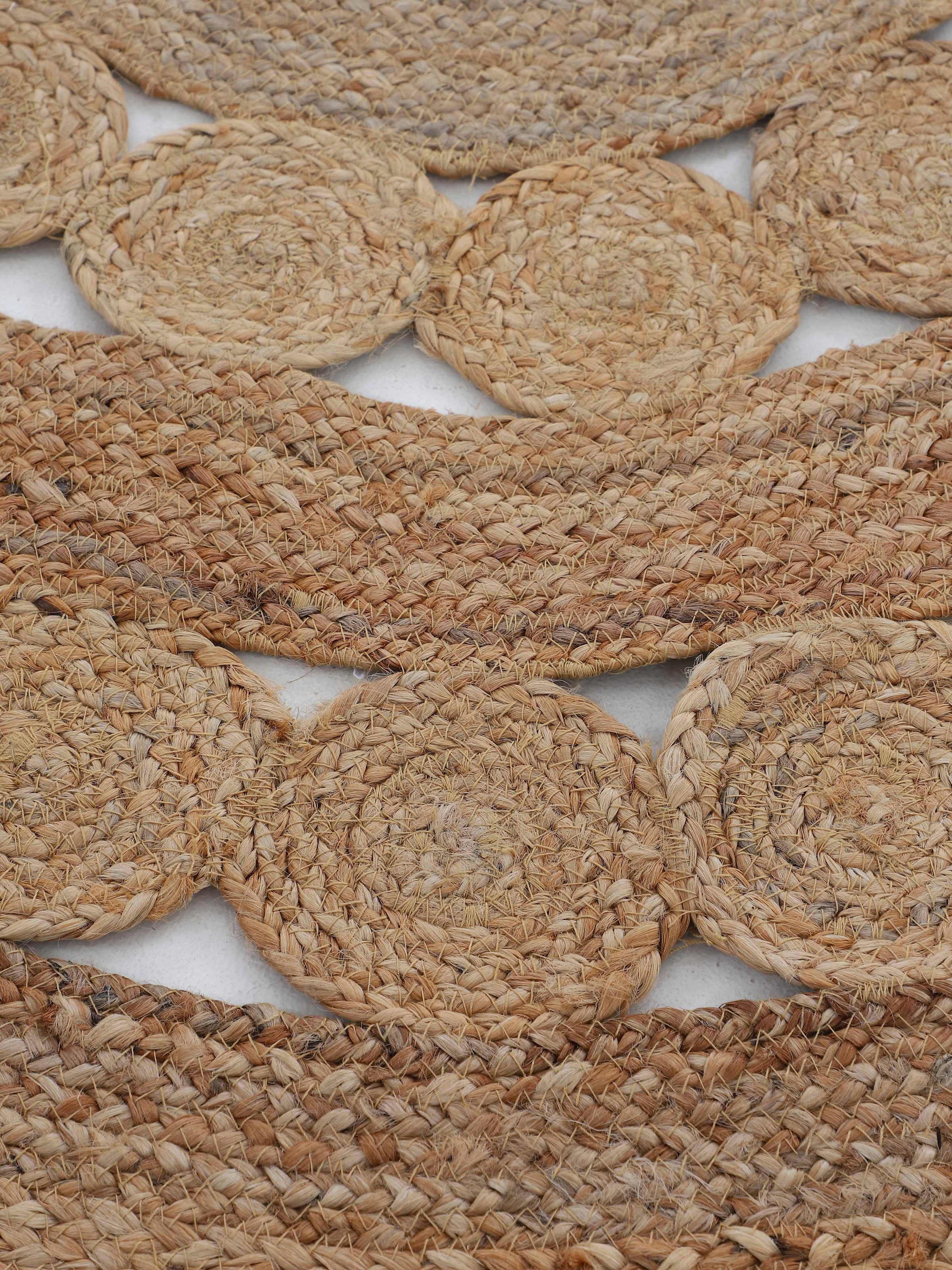 carpetfine Teppich »Juteteppich Dana«, rund, 5 mm Höhe