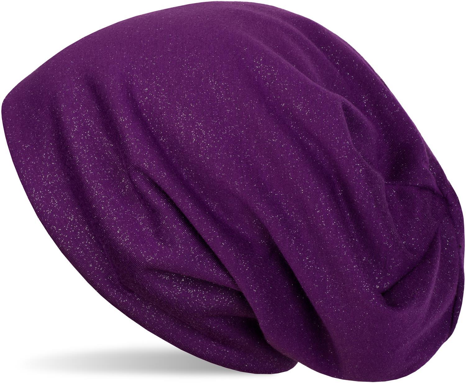 styleBREAKER Beanie "Beanie mit All Over Glitzer" 1 Stk.