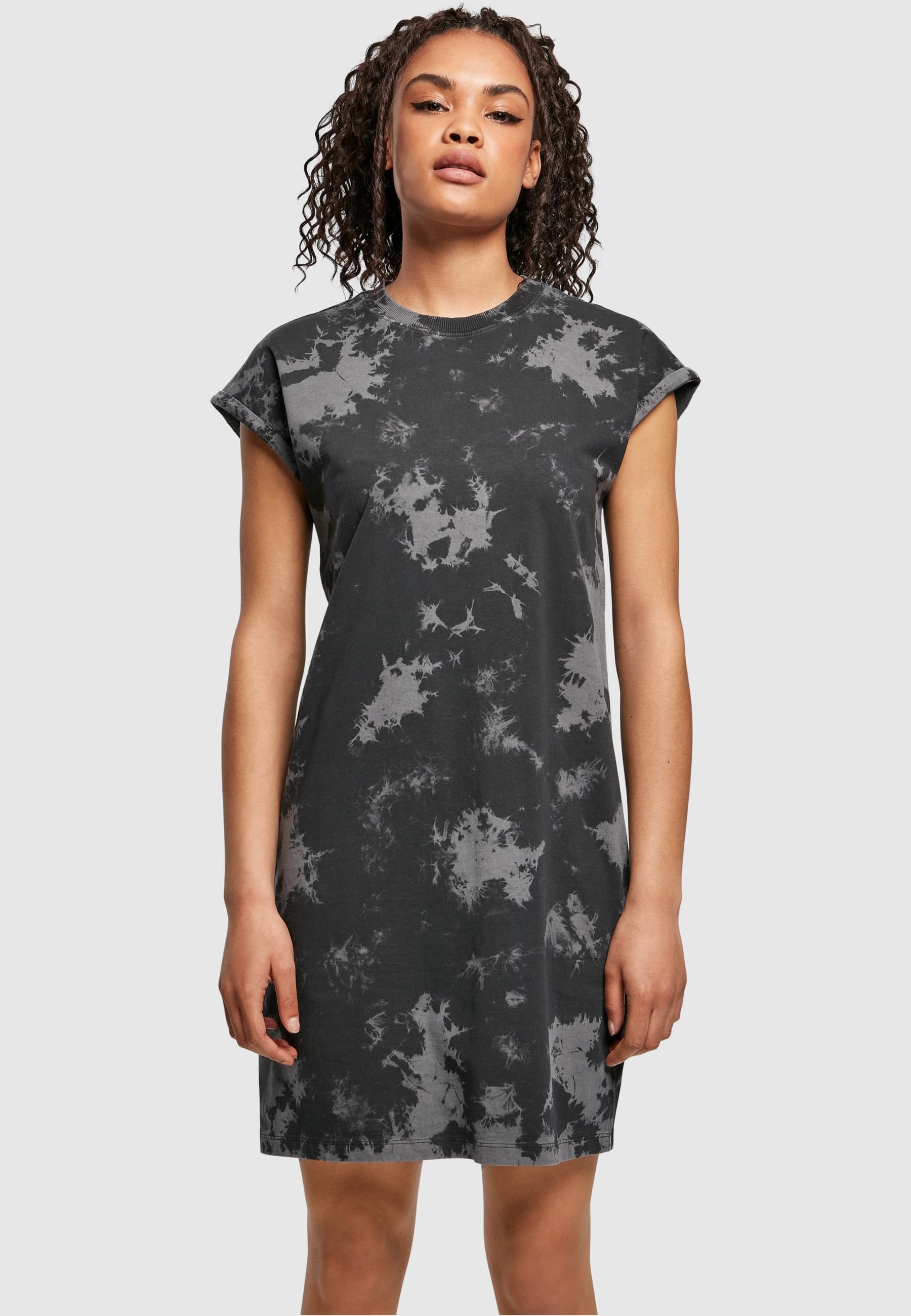 URBAN CLASSICS Shirtkleid »Urban Classics Damen Ladies Bleached Dress«, (1 tlg.)