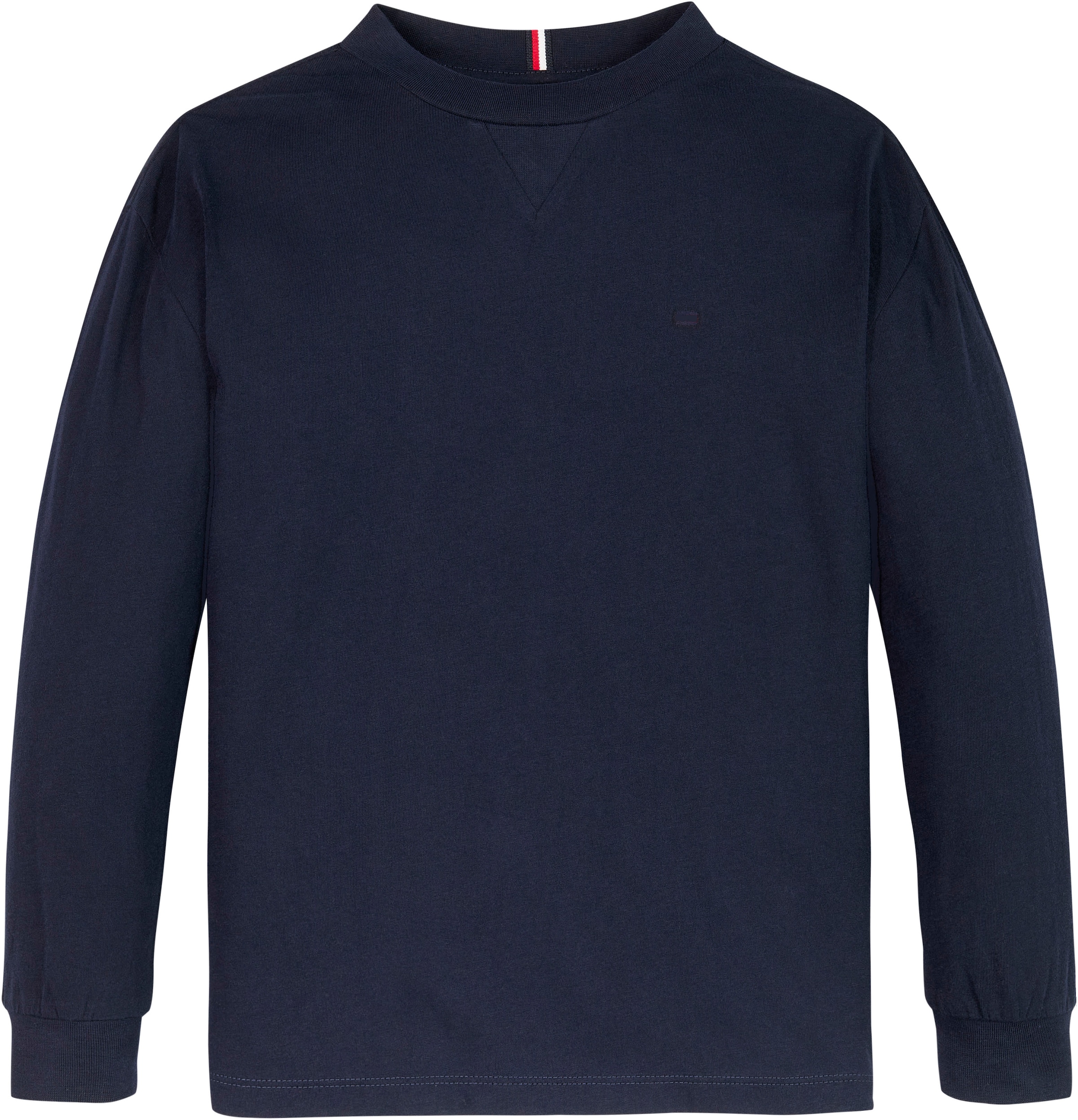 Tommy Hilfiger Langarmshirt »ESSENTIAL TEE L/S«, mit Logostickerei