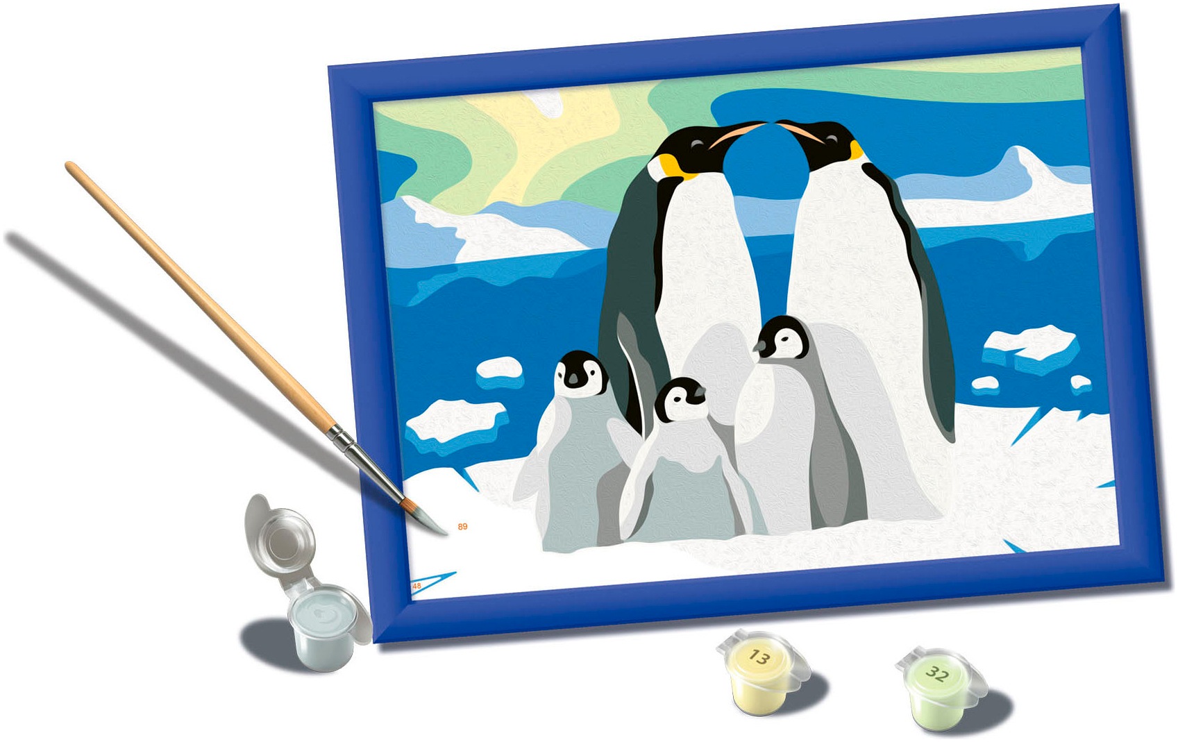 Ravensburger Malen nach Zahlen »CreArt, Pinguin-Familie«, Made in Europe