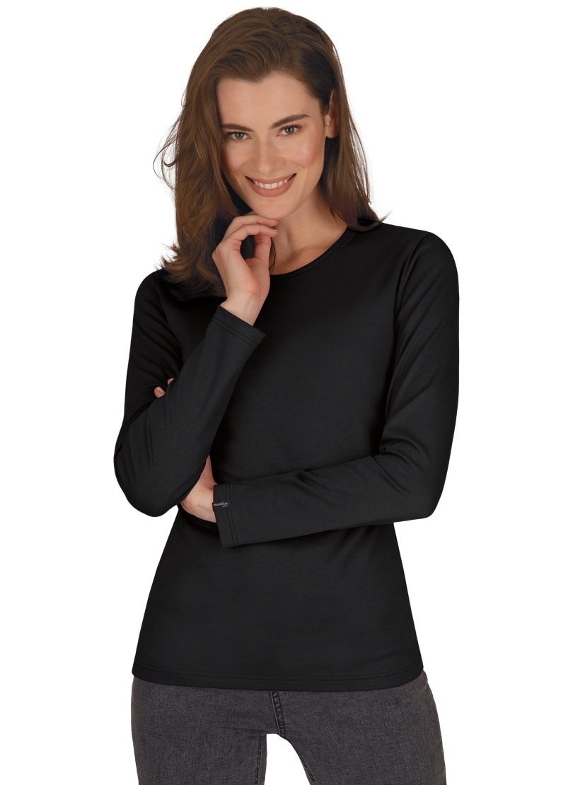 Trigema Longsleeve "TRIGEMA Langarmshirt" 1 Stk. tlg. günstig online kaufen