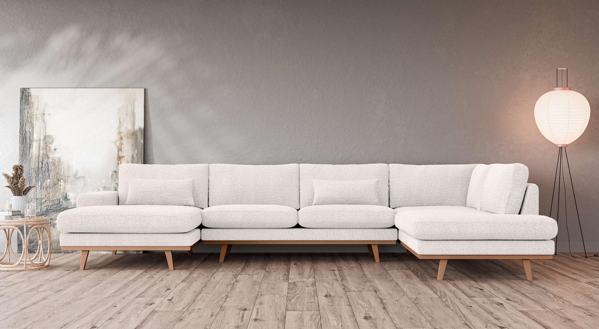 Home affaire Sofa »Torino su 2 Zierkissen auch in B...