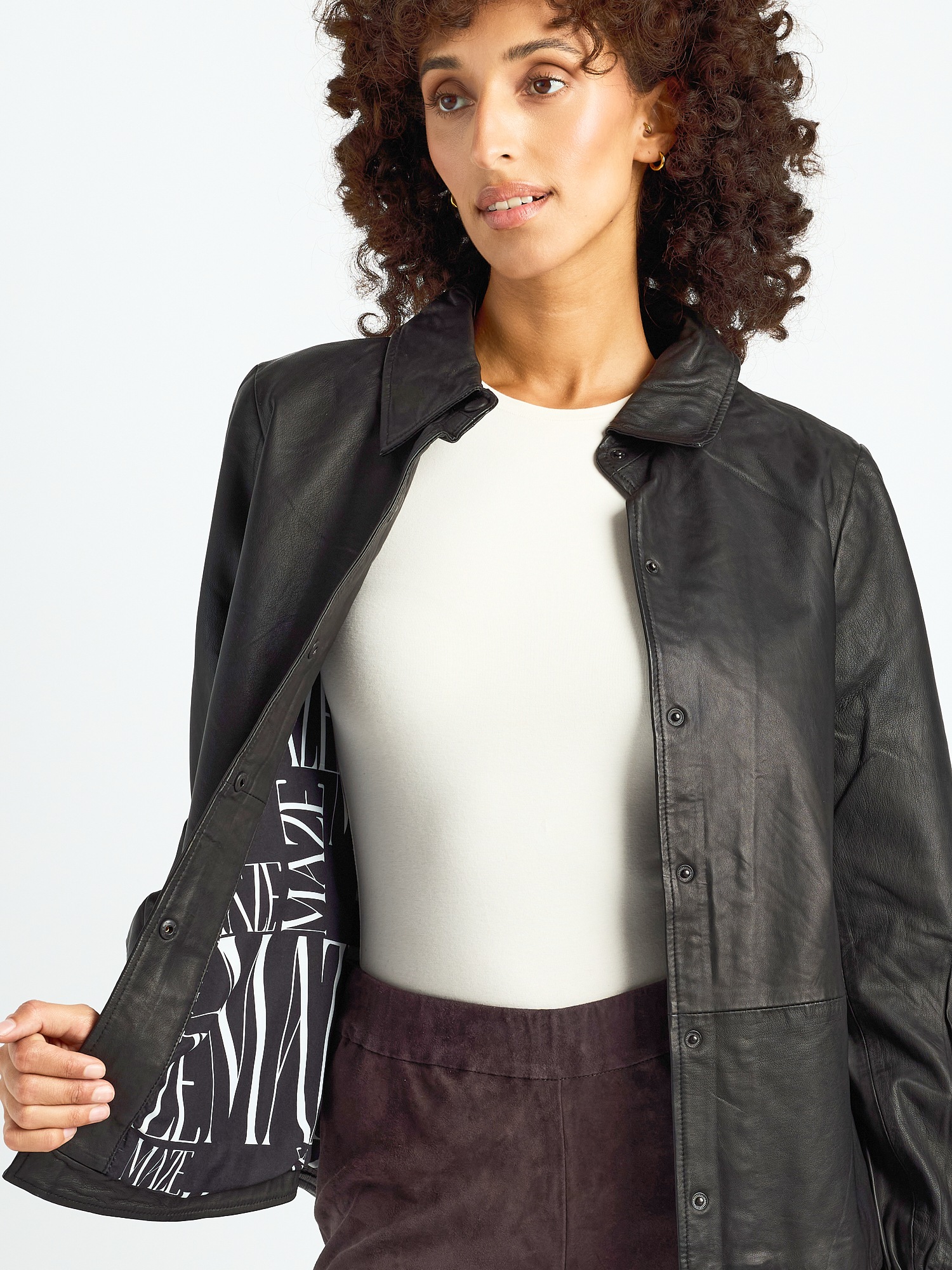 Maze Lederjacke »42023033«