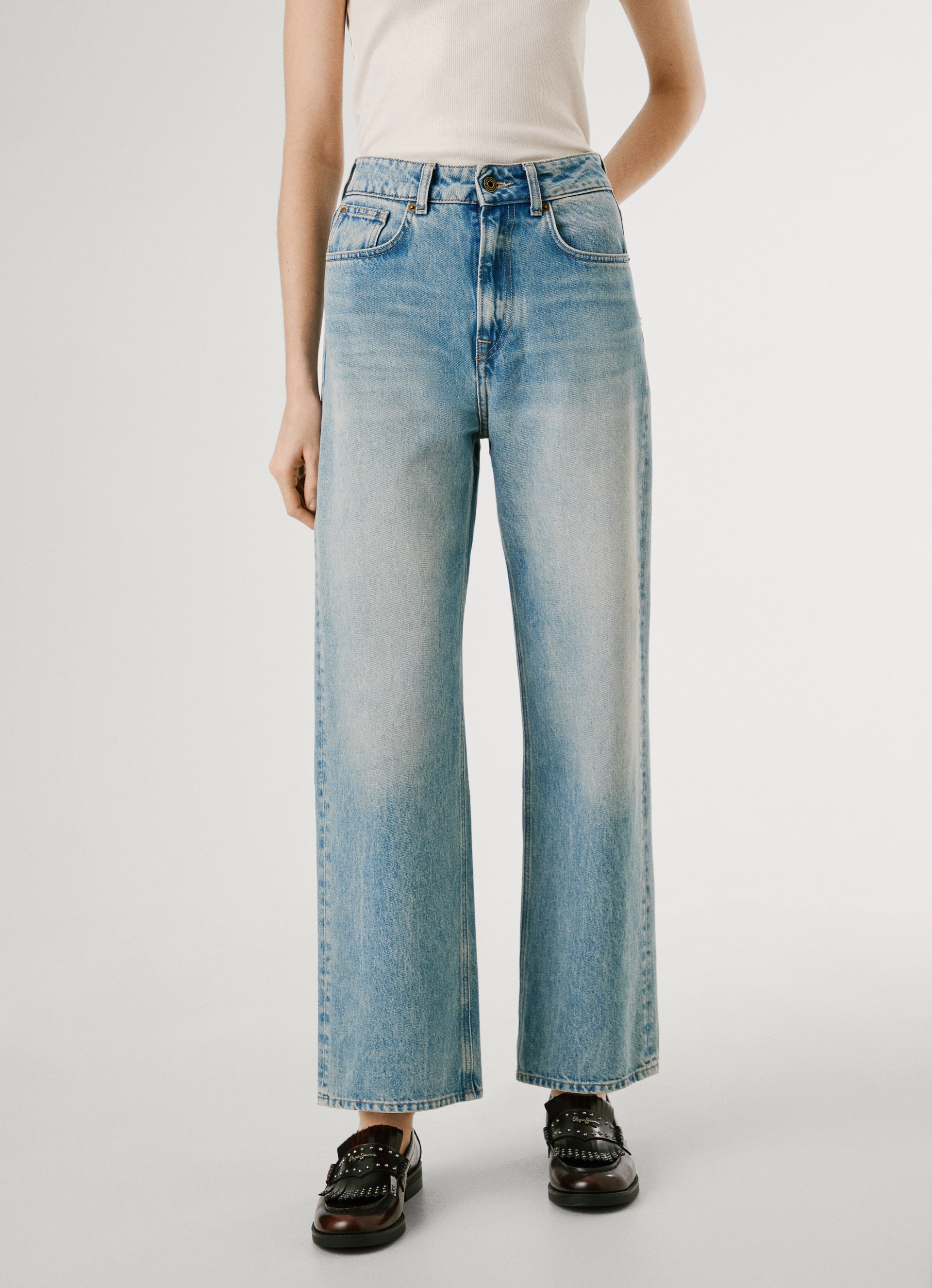 Pepe Jeans Straight-Jeans "UHW – Ultra High Waist" mit hohem Bund günstig online kaufen