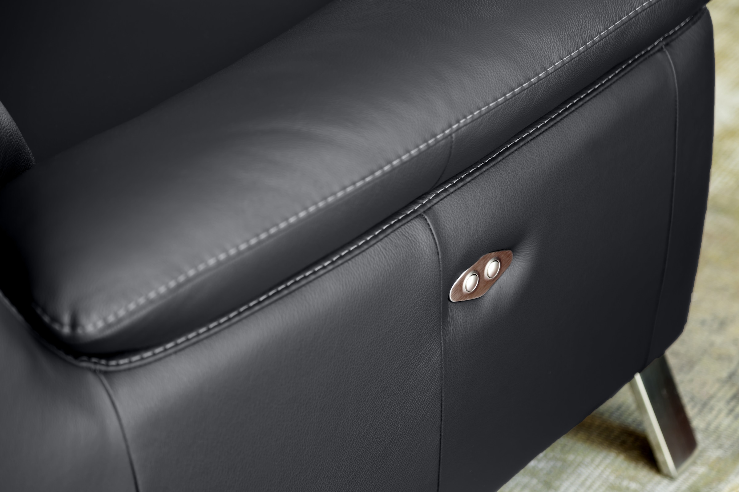 CALIA ITALIA 3-Sitzer »Roby italienisches Designsofa mit exzellentem Sitzkomfort«, inkl. elektrischer Relaxfunktion