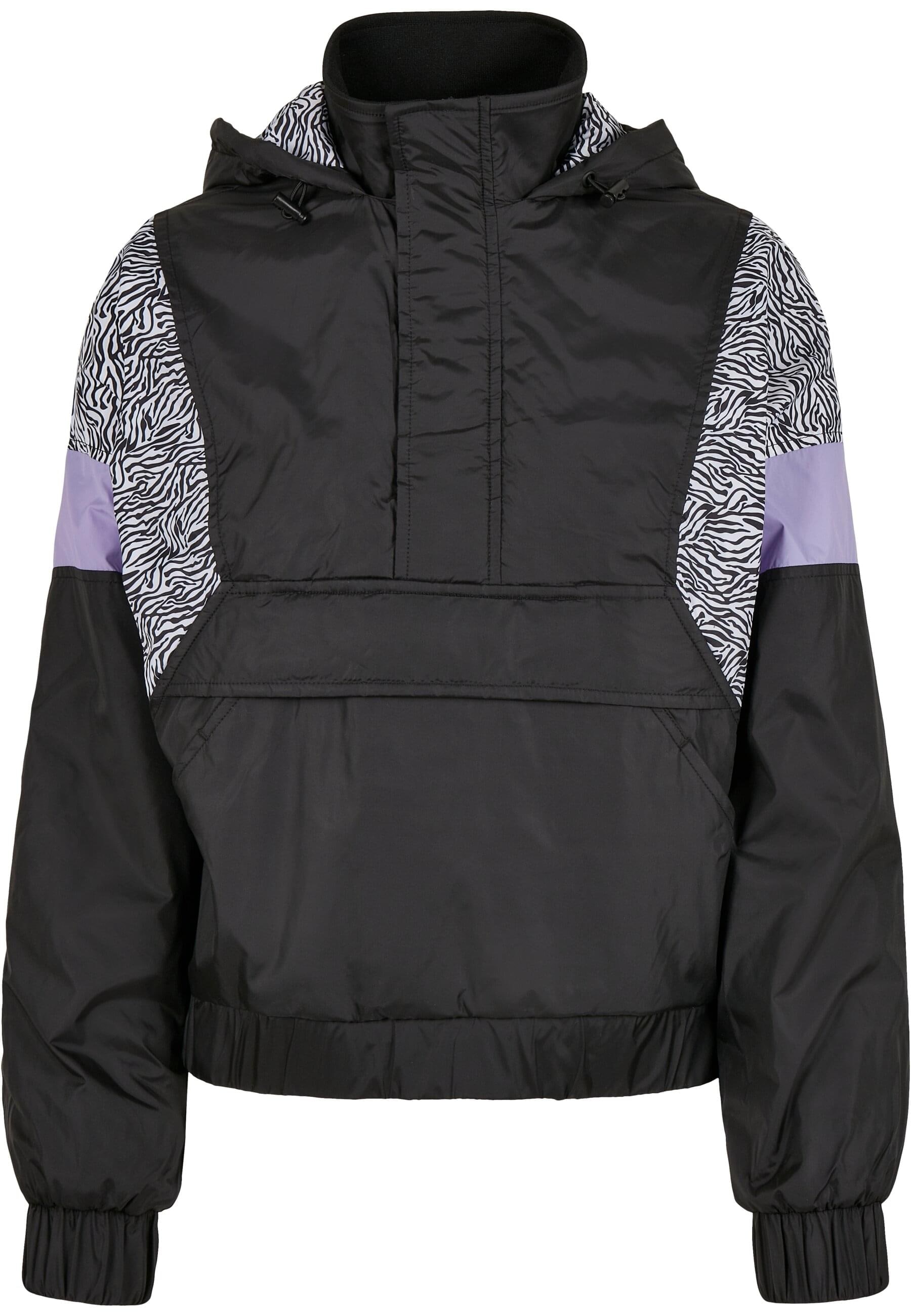 Allwetterjacke »Urban Classics Damen Ladies AOP Mixed Pull Over Jacket«, (1 St.), mit...