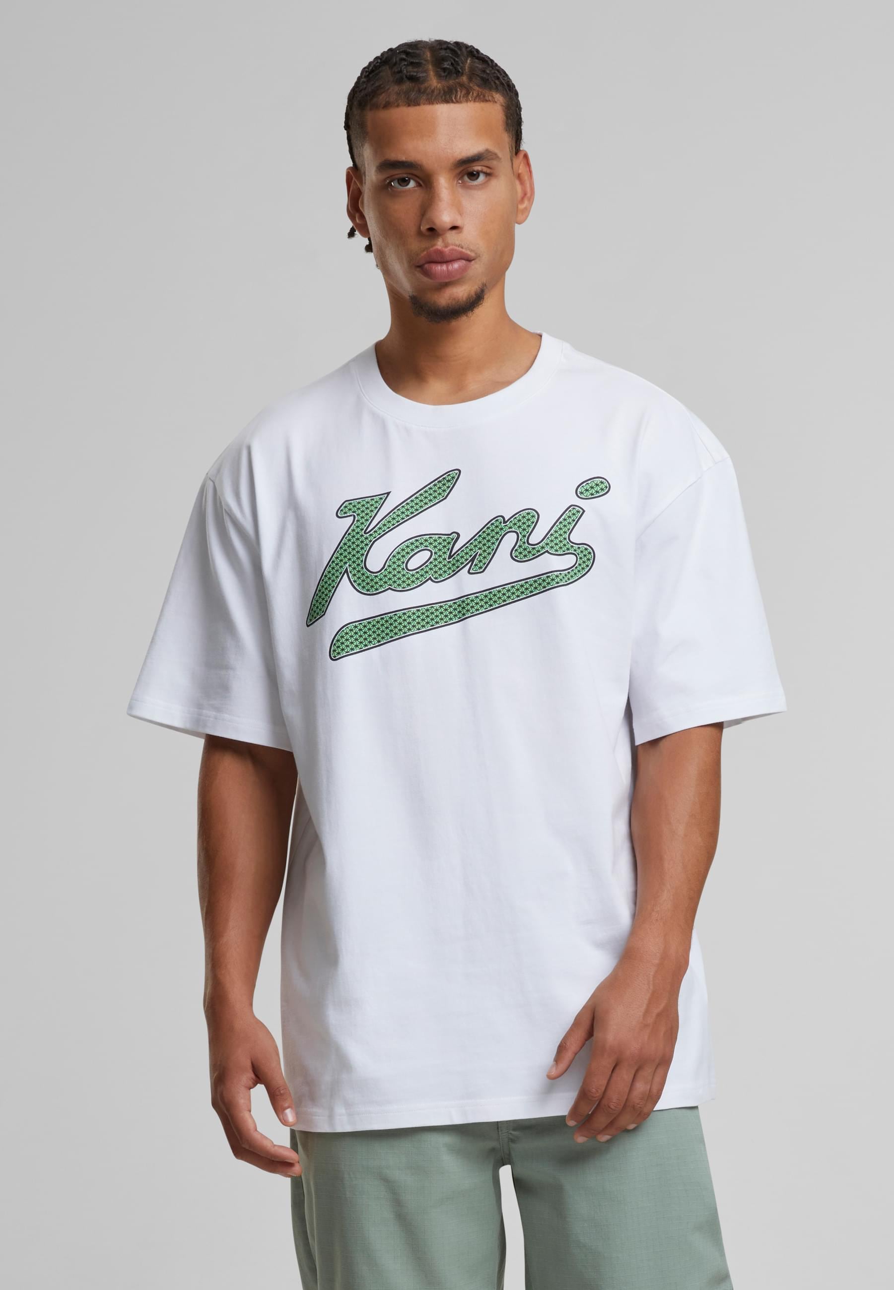 Karl Kani T-Shirt »Karl Kani Varsity Palm Print T-Shirt«, (1 tlg.)