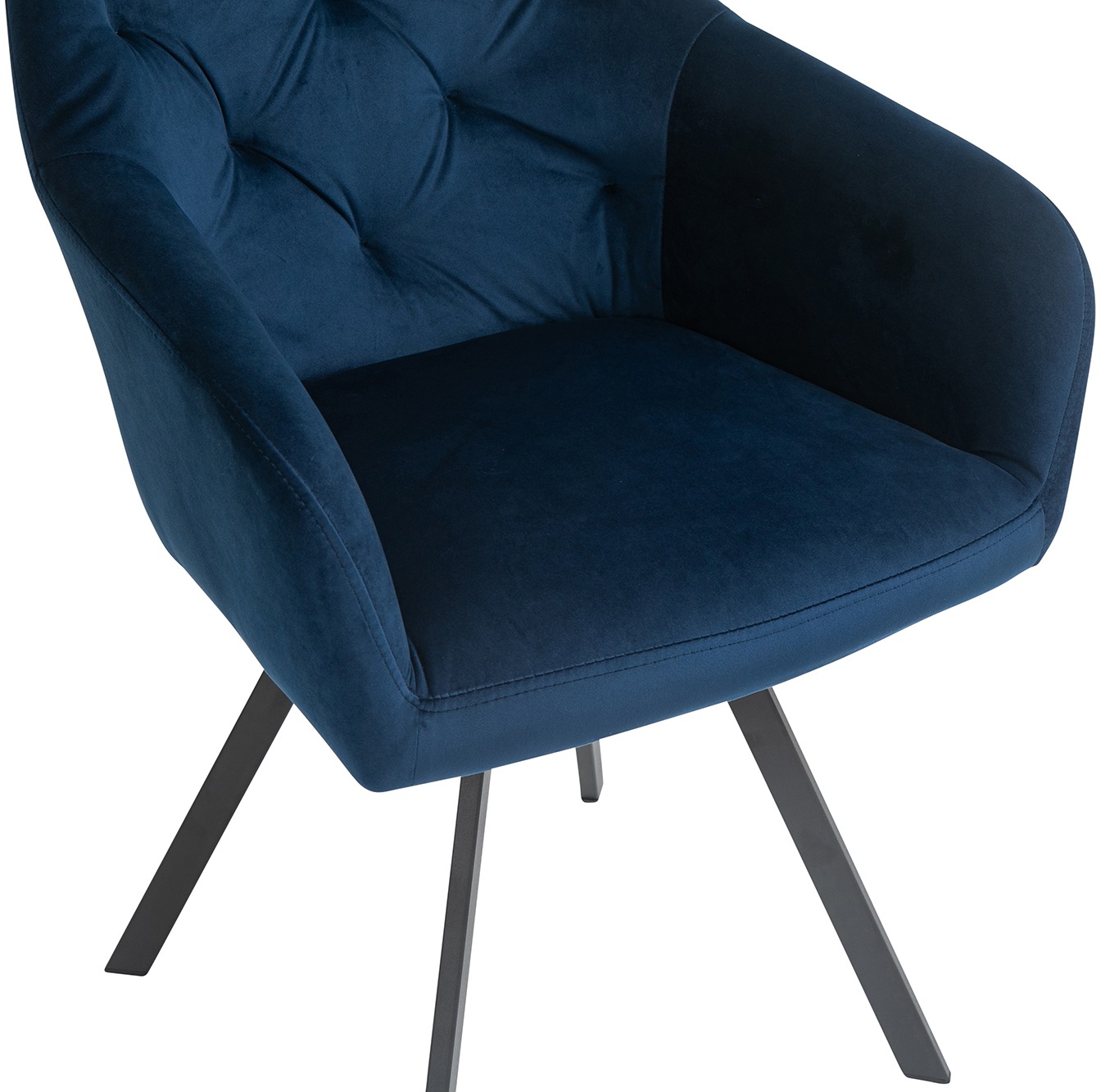 SalesFever Essgruppe »Stilvolle Essgruppe«, (Set, 5 tlg.), 5-teilige Sitzgruppe mit 360° Drehplatte und echter Baumkante