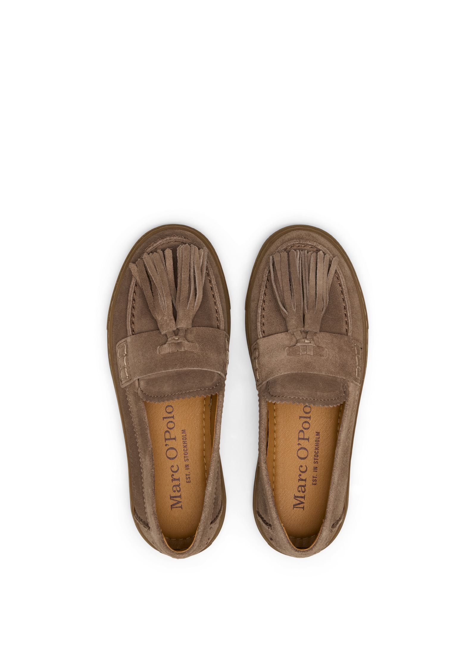 Marc O'Polo Loafer »aus geöltem Veloursleder«