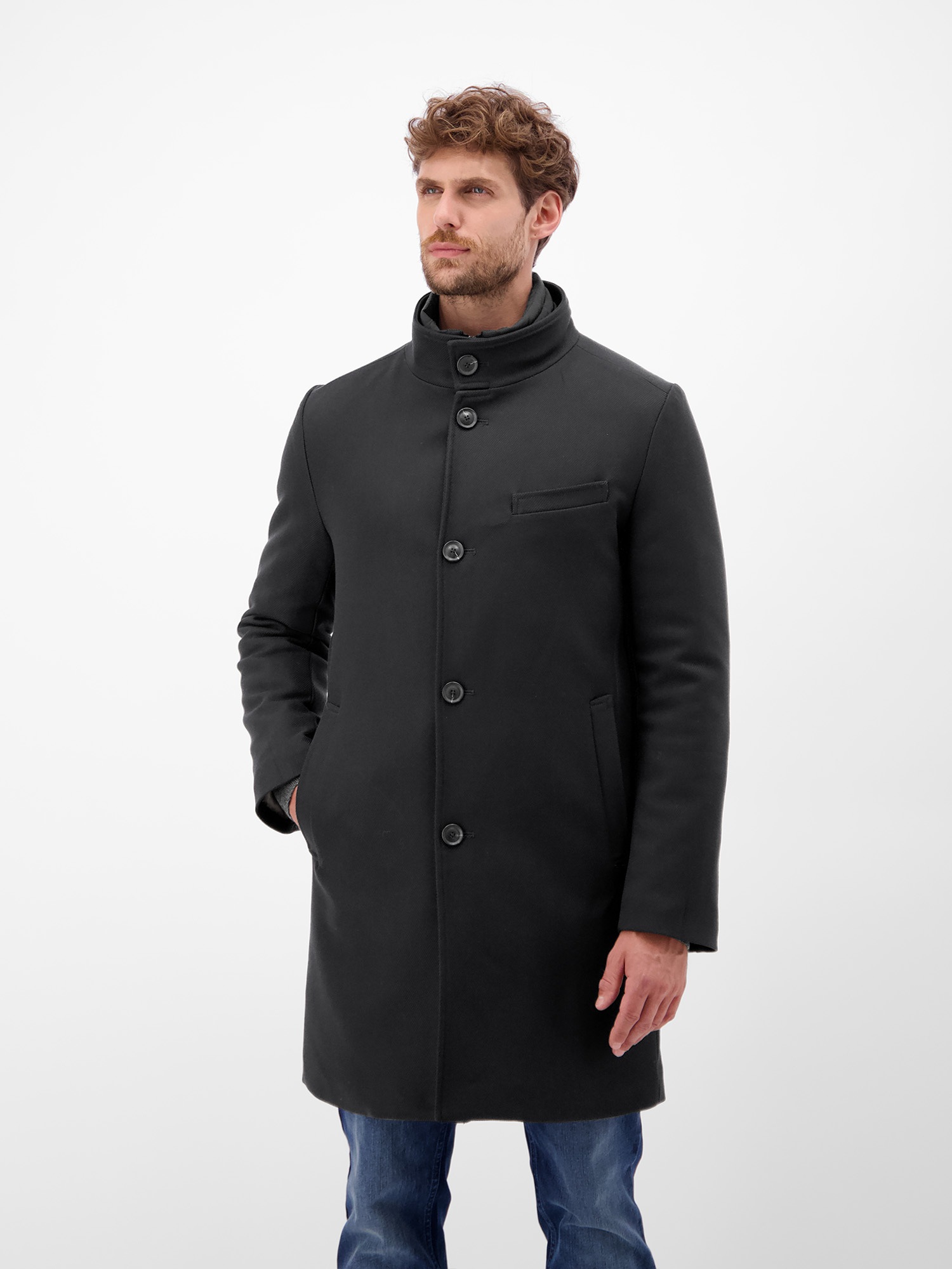 Thumbnail - LERROS Wollmantel "Herren-Wollmantel mit herausnehmbaren Westeneinsatz"