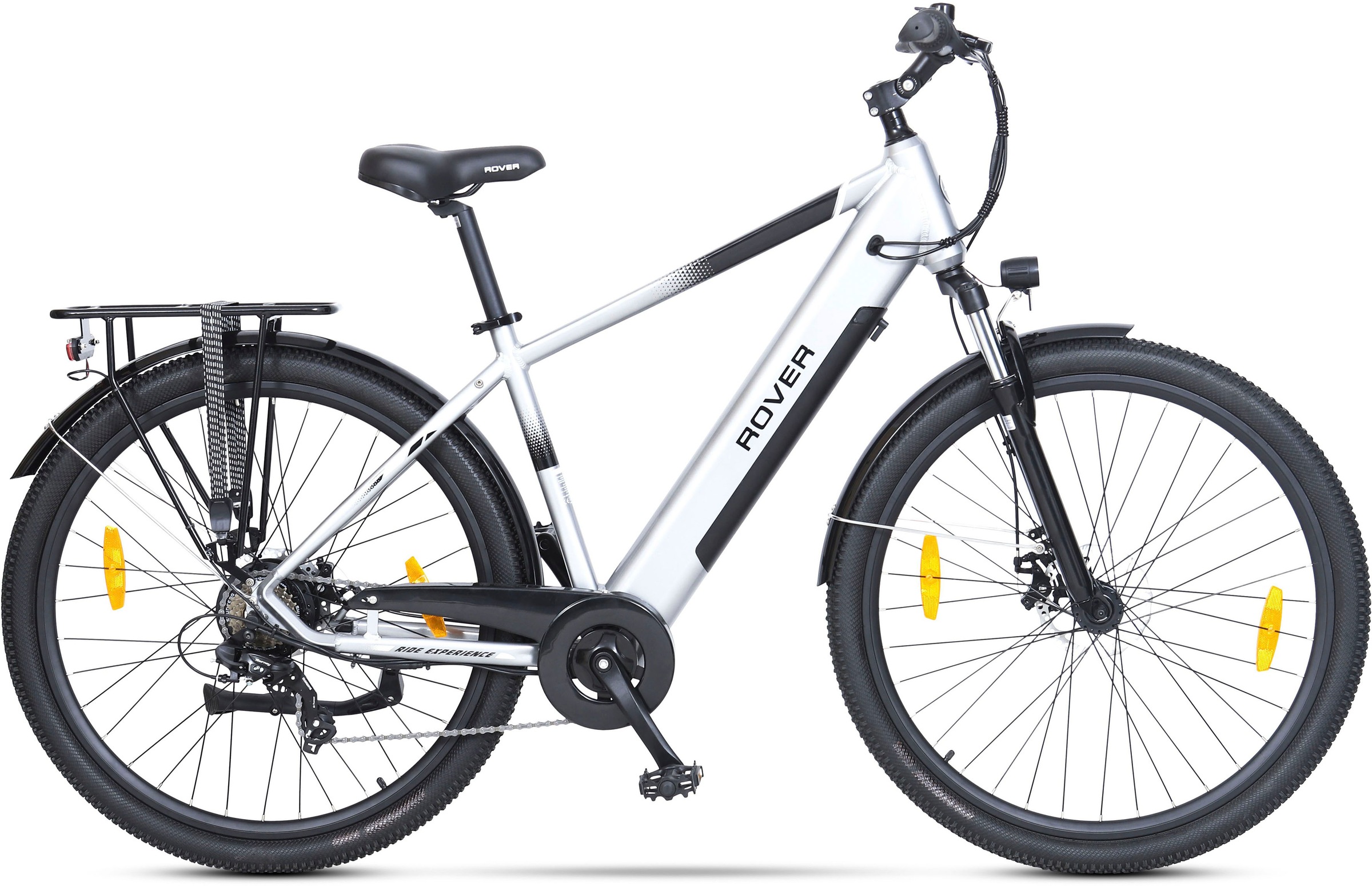 ROVER E-Bike "Trekking E-Bike TMR 709", 7 Gang, Heckmotor 250 W, Pedelec, Elektrofahrrad für Damen u. Herren, Trekkingra