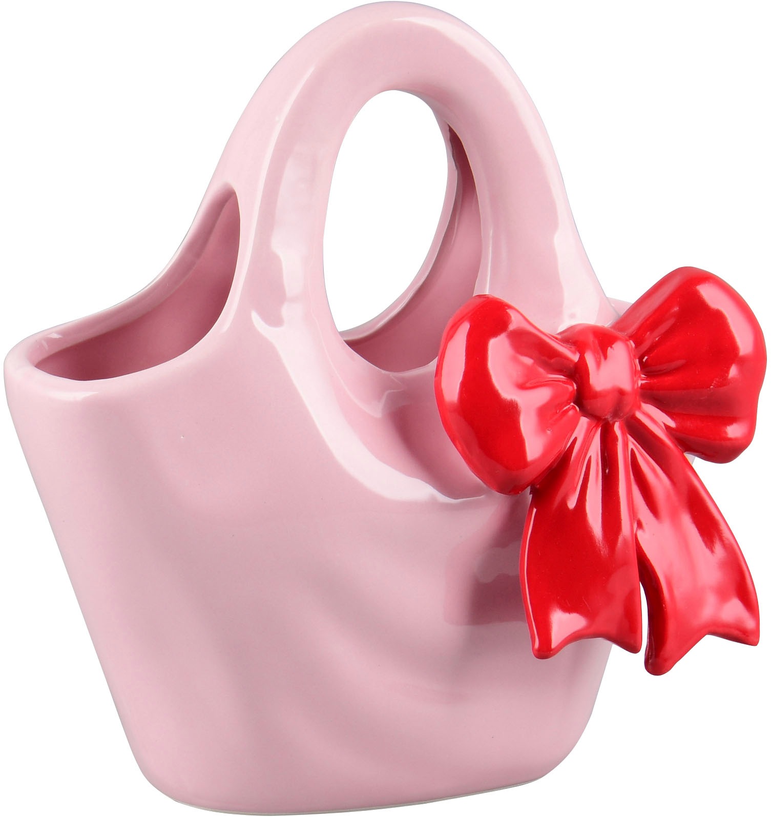 MIRRORS AND MORE Dekovase "BOW" Bunte Dekovase in auffälliger Form günstig online kaufen