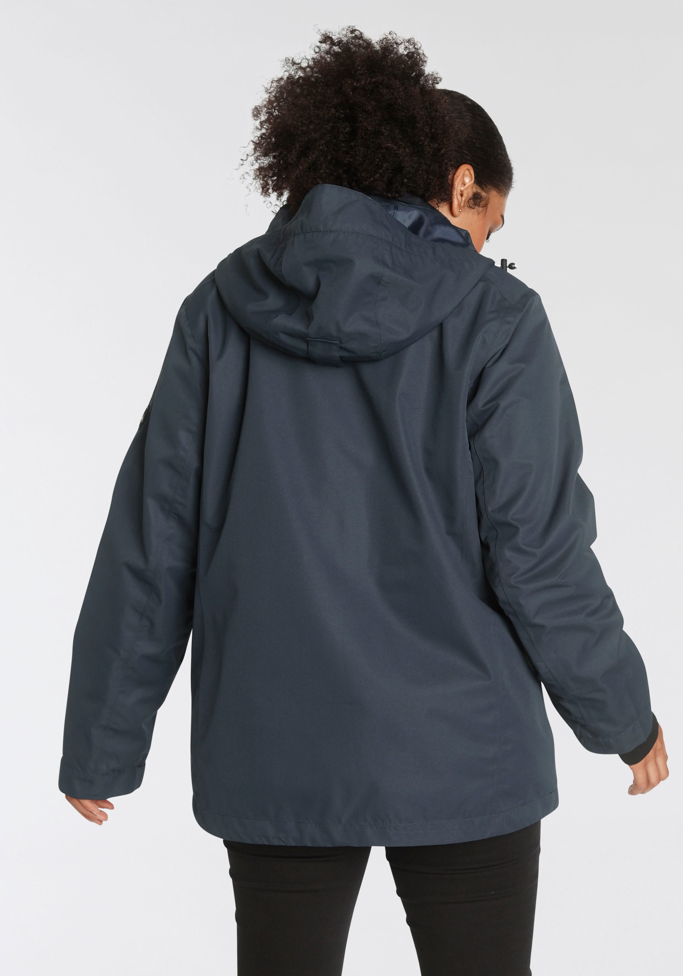 Polarino 3-in-1-Funktionsjacke, (2 St.), mit Kapuze, Außenjacke: 3.000mm Wa günstig online kaufen