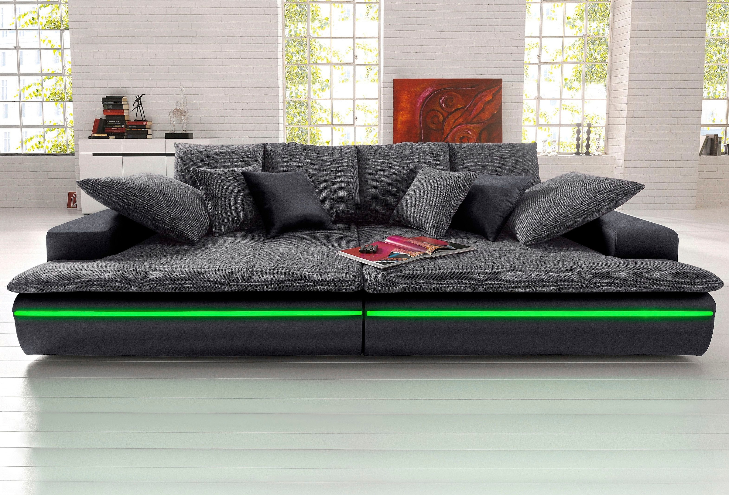 Mr. Couch Big-Sofa Haiti, wahlweise mit RGB-Beleuchtung