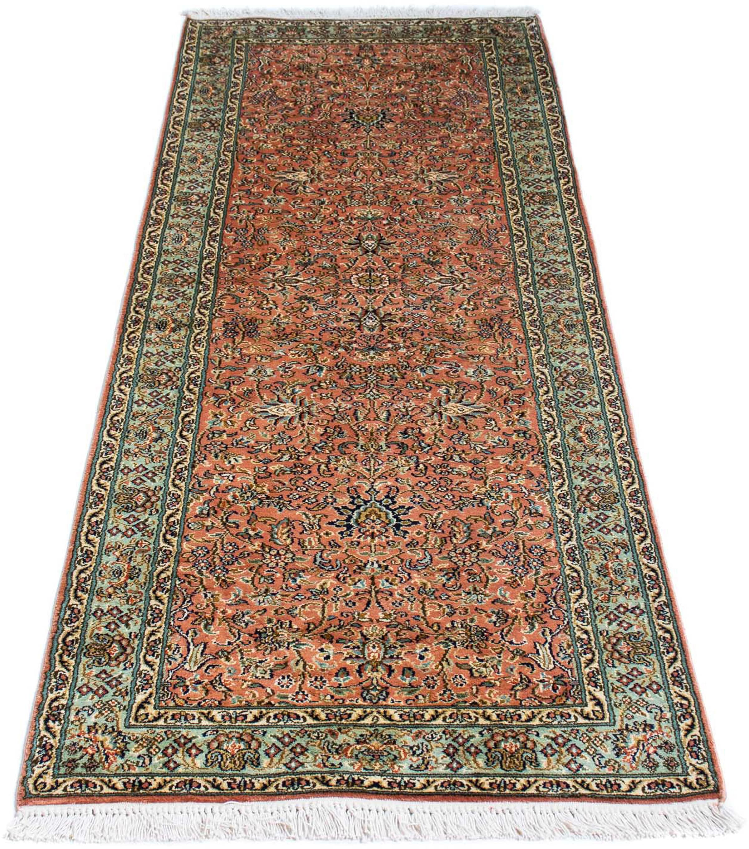 morgenland Orientteppich "Perser - Classic - 190 x 63 cm - hellrot", rechteckig, 10 mm Höhe, Wohnzimmer, Handgeknüpft, E