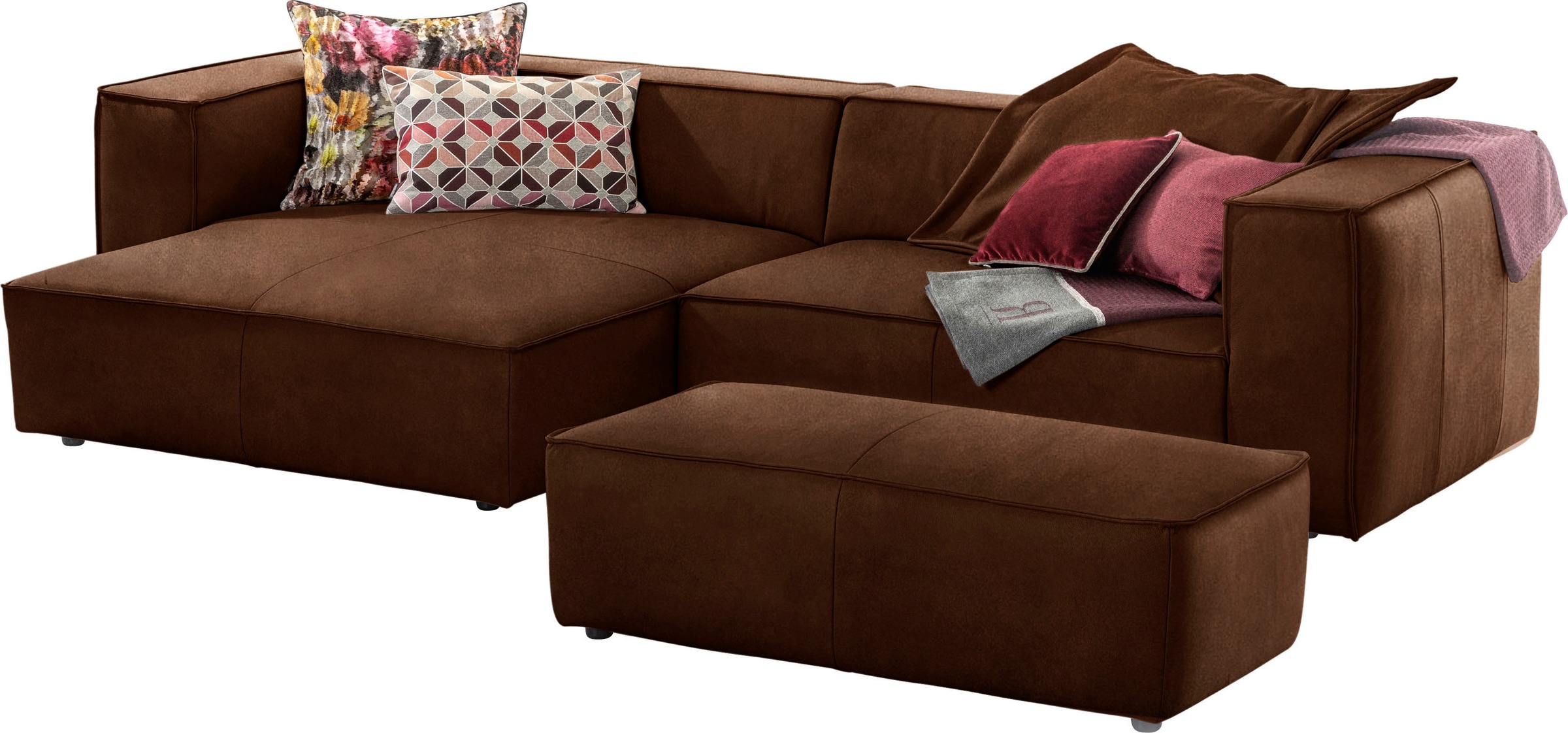 W.SCHILLIG Ecksofa "around-the-block, modern und elegant, bequem, L-Form", günstig online kaufen