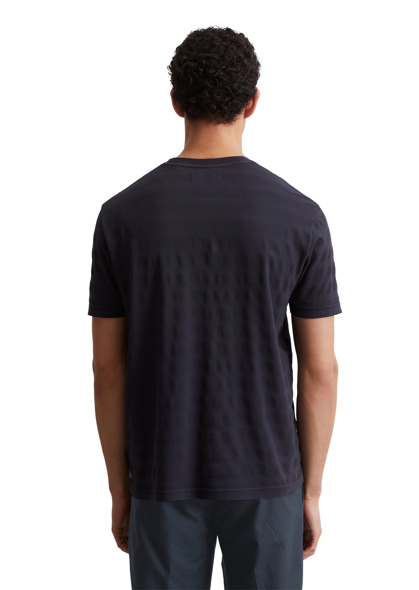 Marc O'Polo T-Shirt »mit Streifen-Struktur«