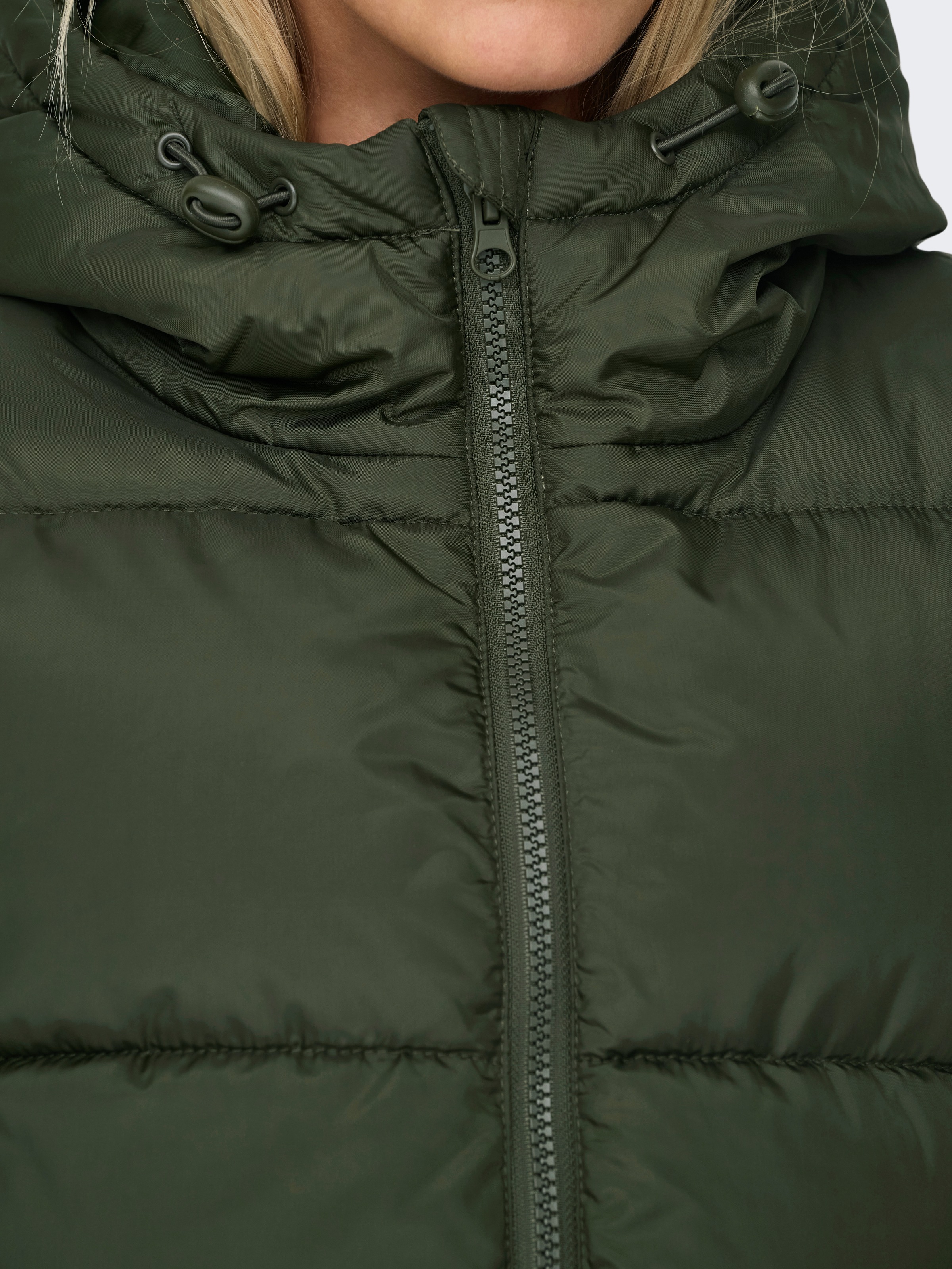 ONLY Steppmantel "ONLMONTANA LONG PUFFER JACKET NOOS OTW" Kunstfaser günstig online kaufen