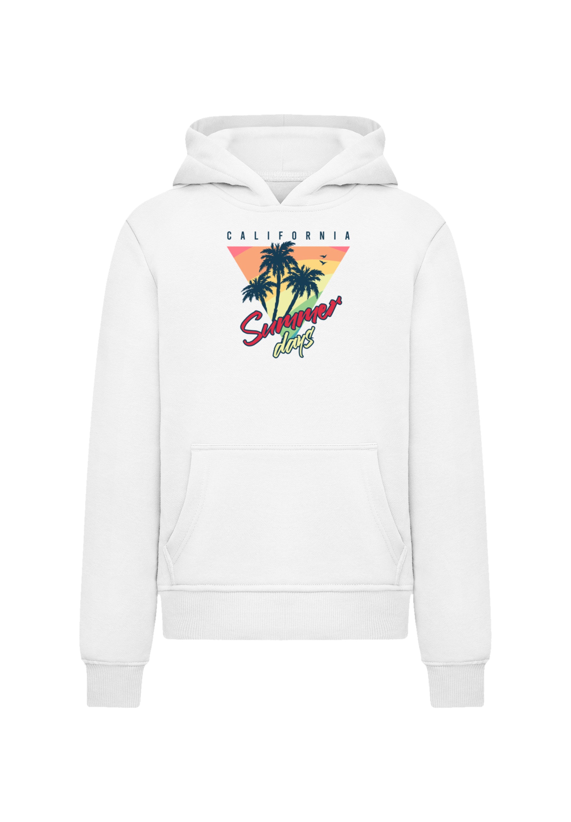 F4NT4STIC Kapuzenpullover »California Palmen Retro«, Premium Qualität