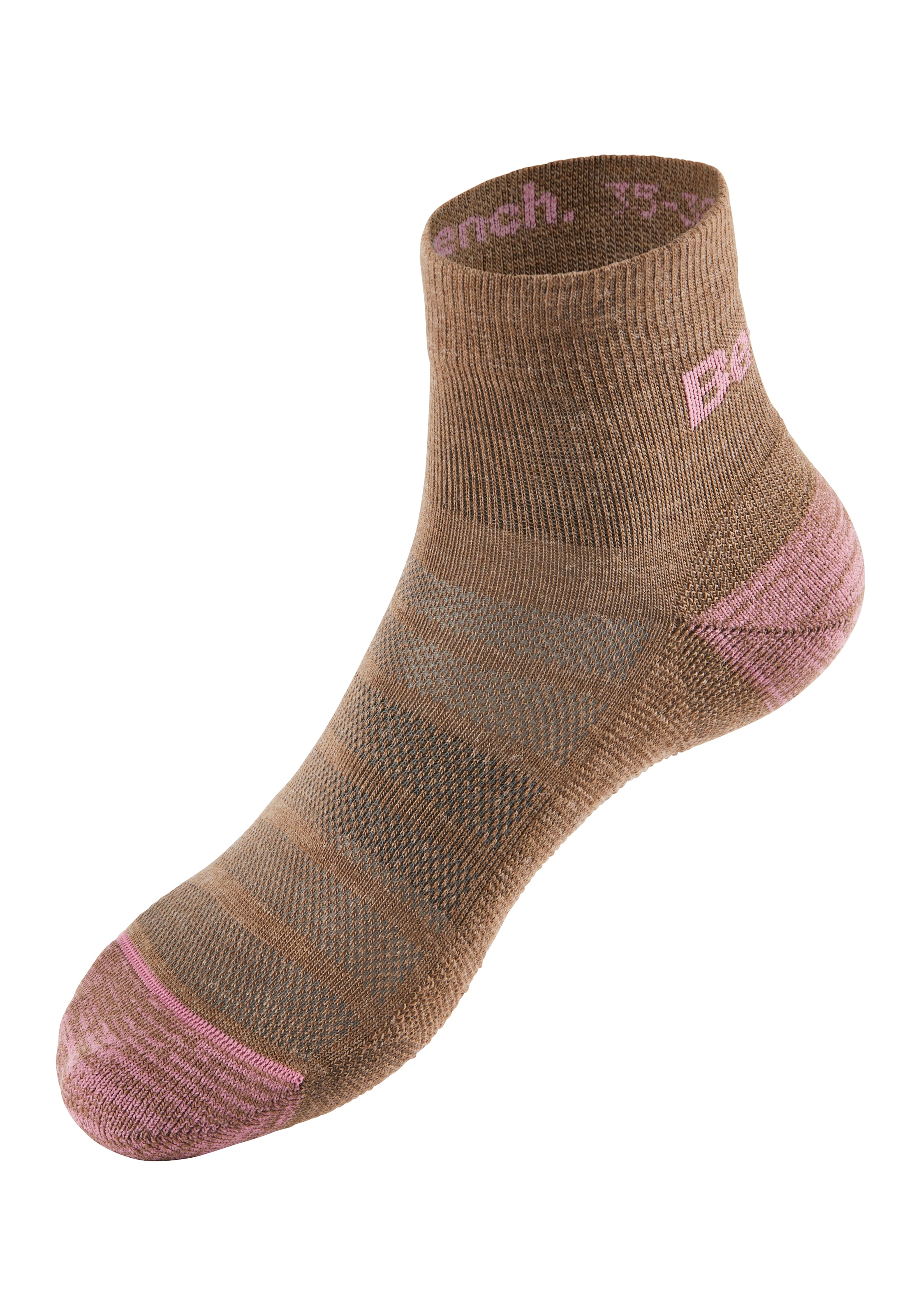 Bench. Wandersocken, (Packung, 2 Paar), Wollsocken aus flauschigem Material mit 51% Wolle