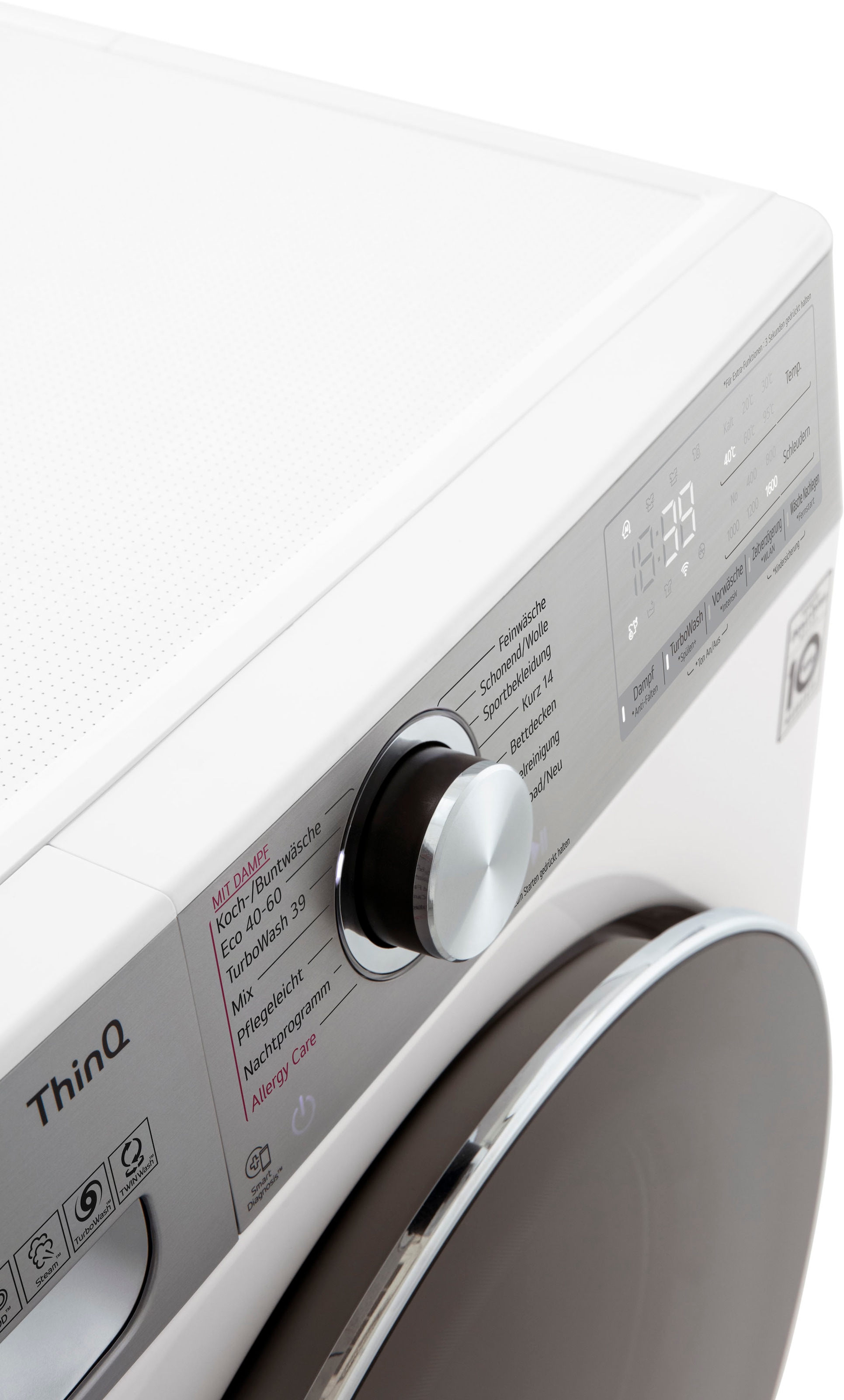 LG Waschmaschine »F6WV910P2«, Waschen BAUR U/min, F6WV910P2, in - 39 TurboWash® | 10,5 Minuten nur kg, 1600