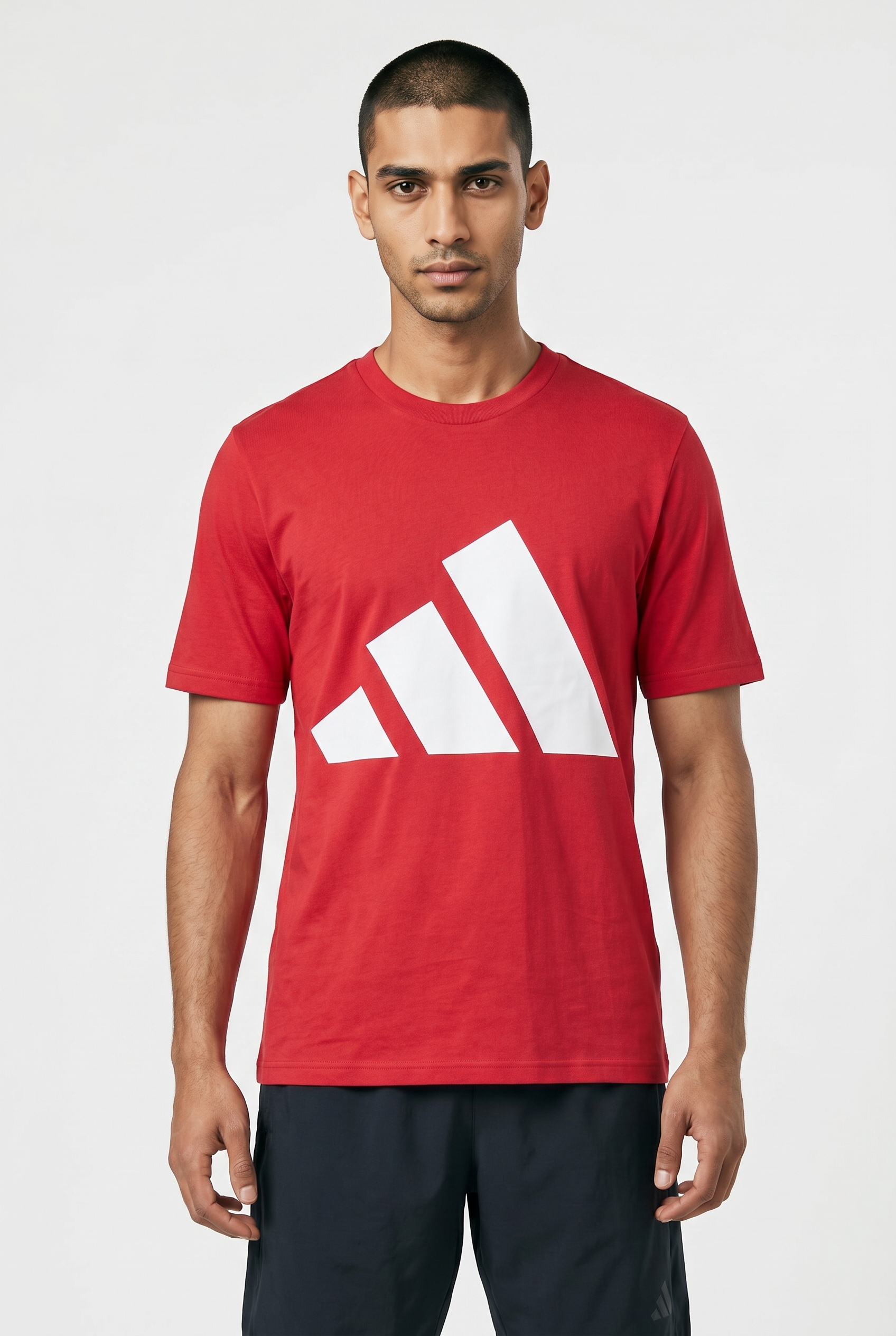 adidas Sportswear T-Shirt "ESSENTIALS BIG LOGO" klassische Silhouette, mit Rundhalsausschnitt